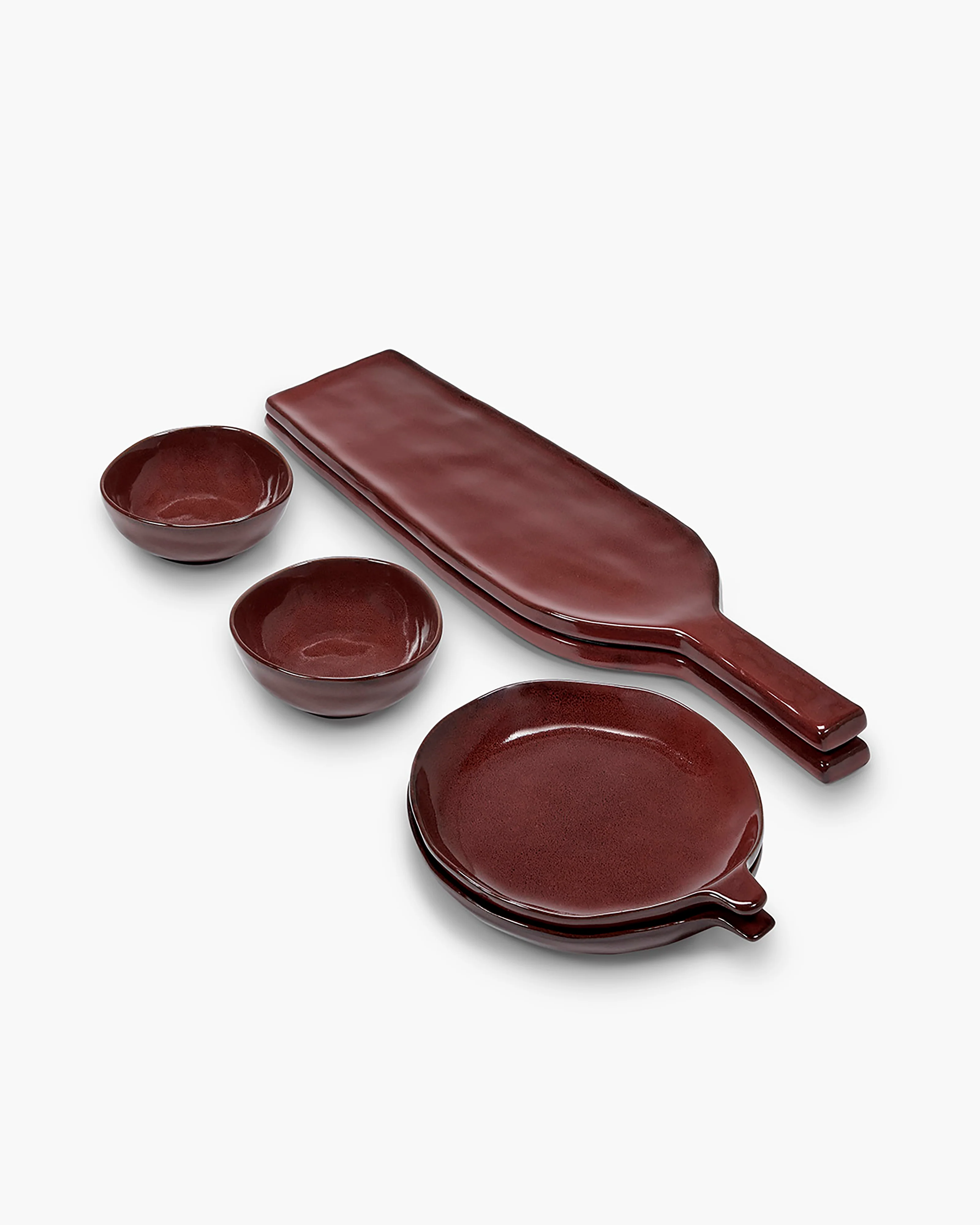 Apero set 6 pieces venetian red La Mère - Image 3
