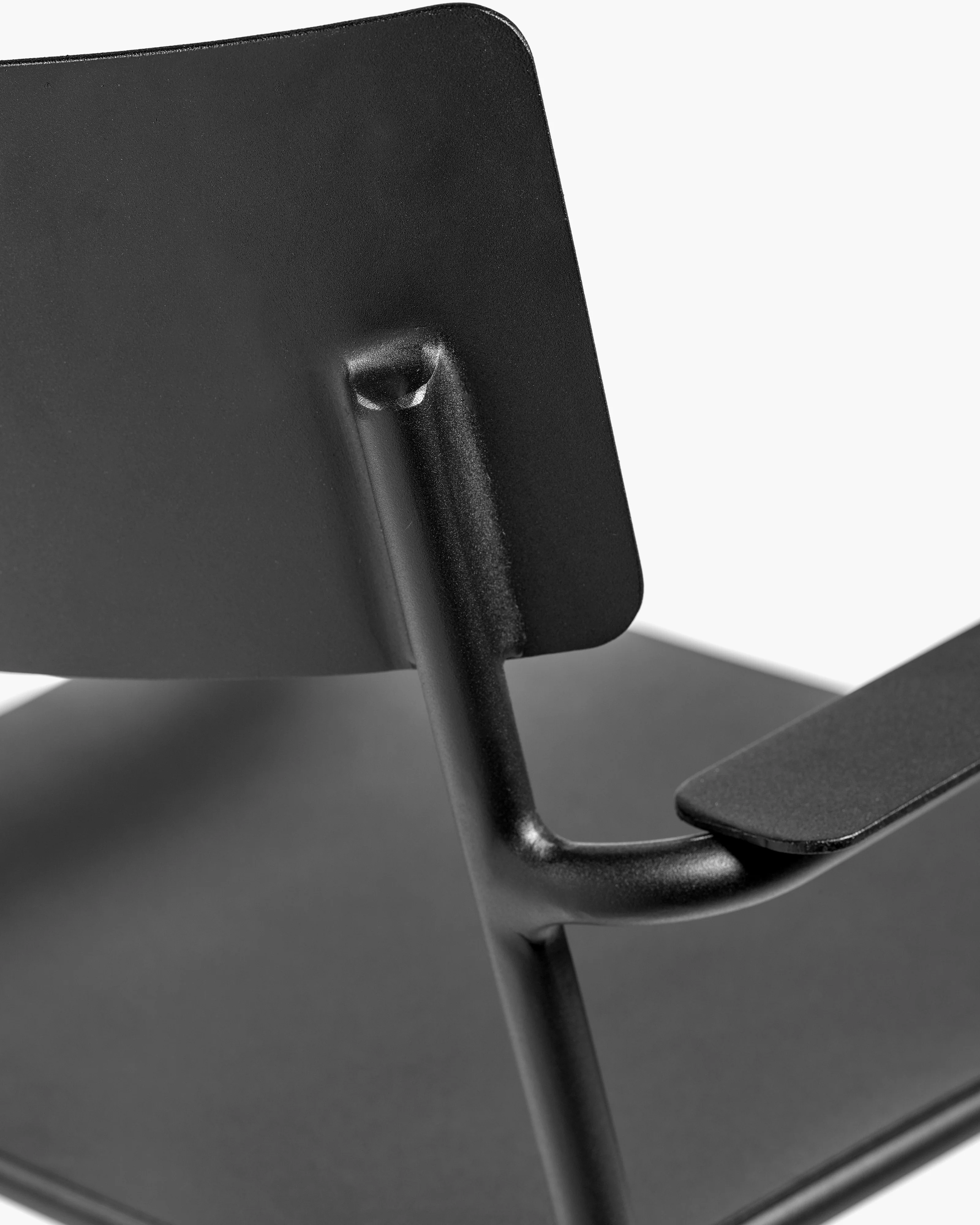 Armchair L aluminium black August - Image 5