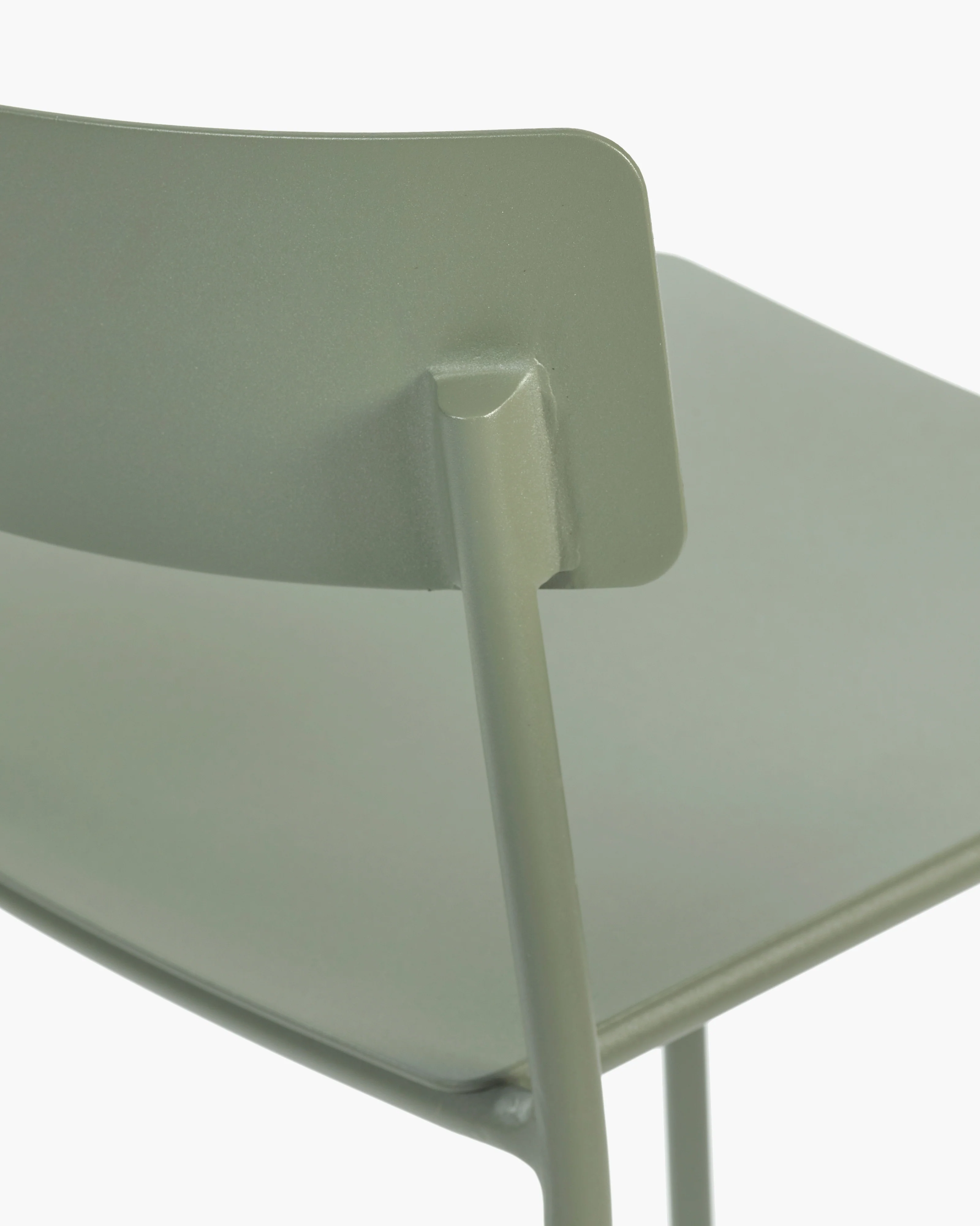 Bar stool aluminium eucalyptus green August - Image 5