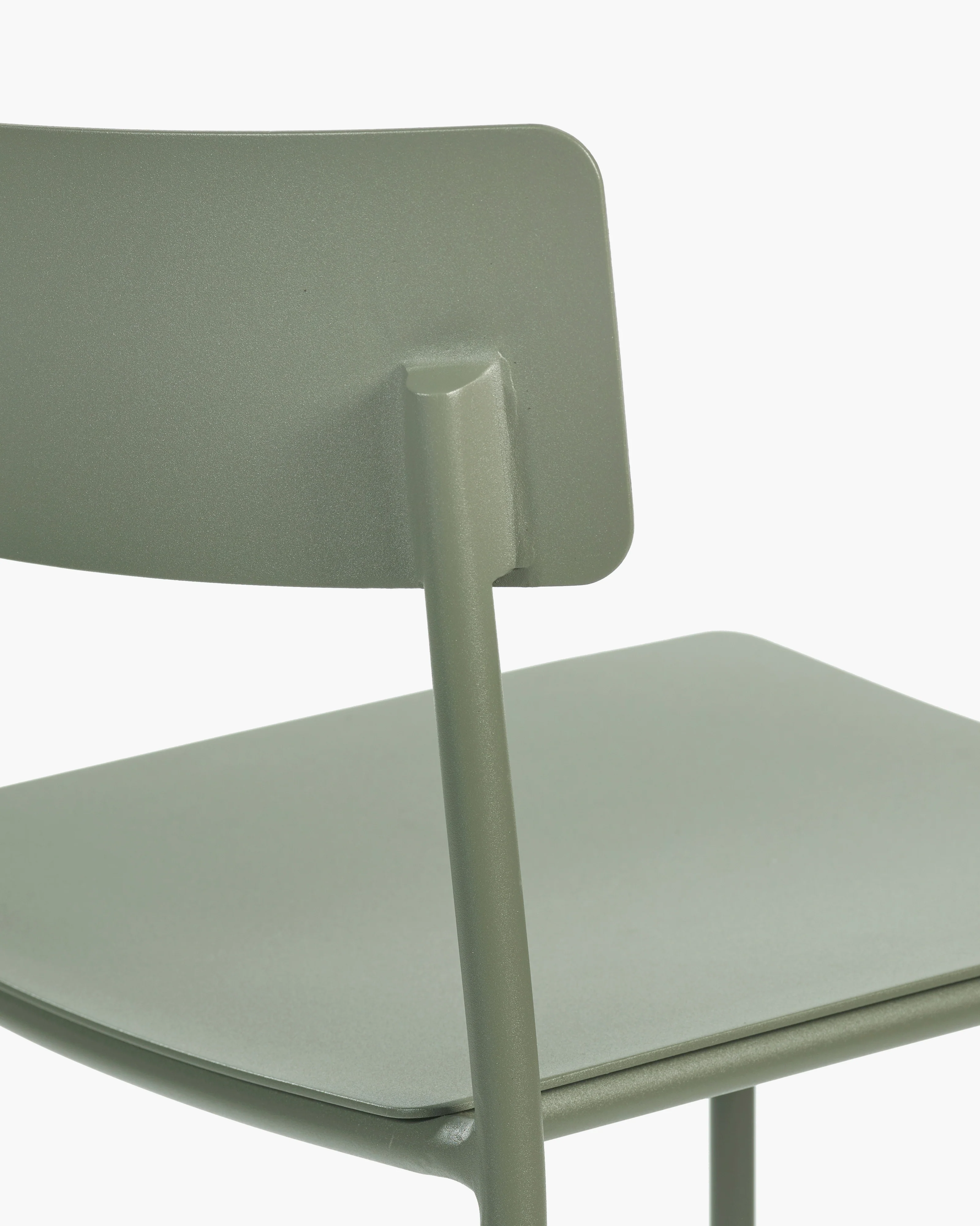 Bar stool aluminium eucalyptus green August - Image 7