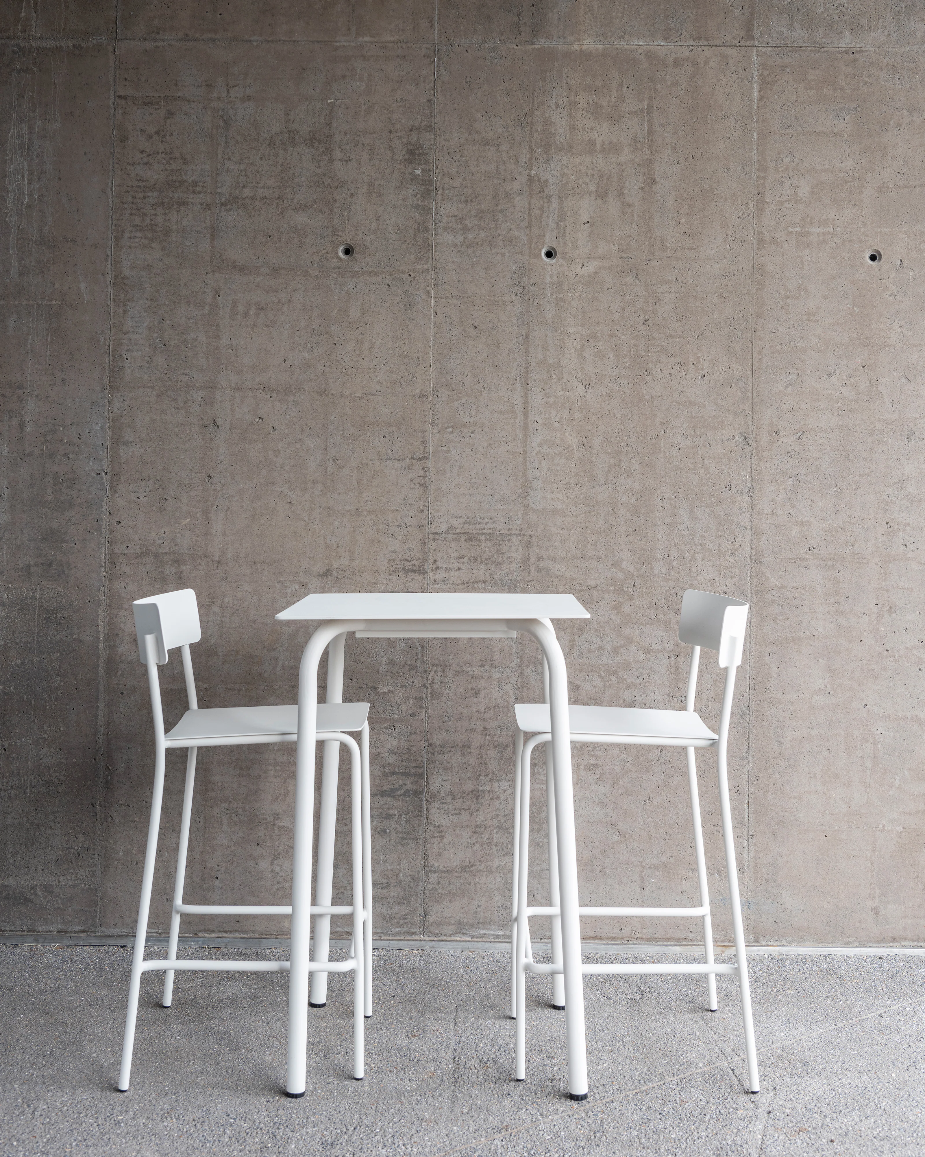 Bar stool aluminium sand August - Image 2