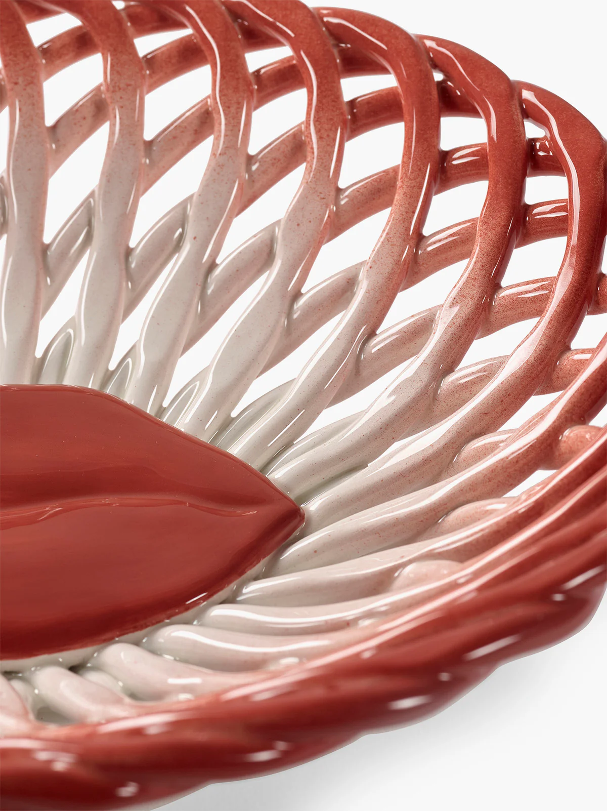Basket Salvador red - white Les Objets Mouleversants - Image 5