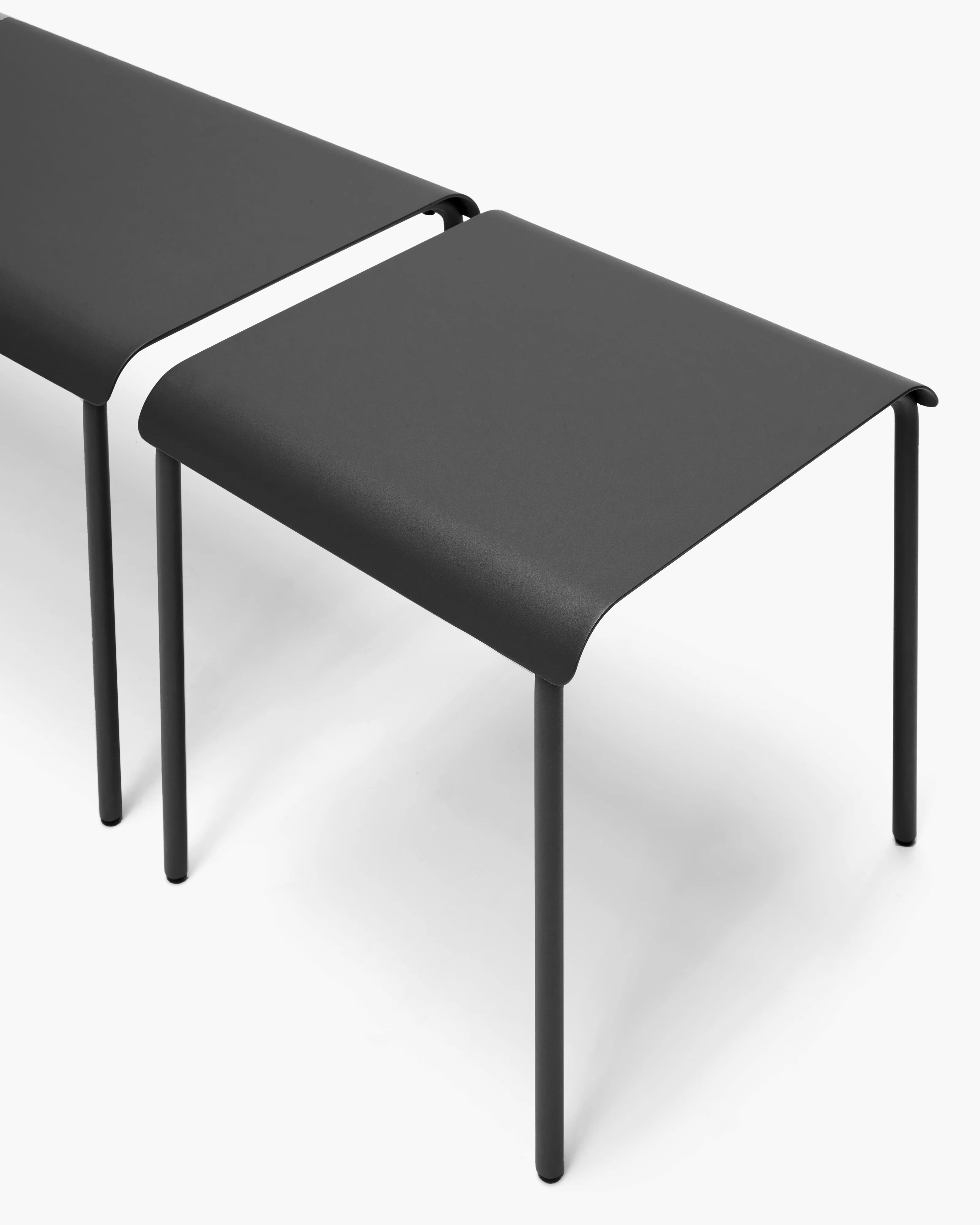 Bench aluminium black August - Image 3