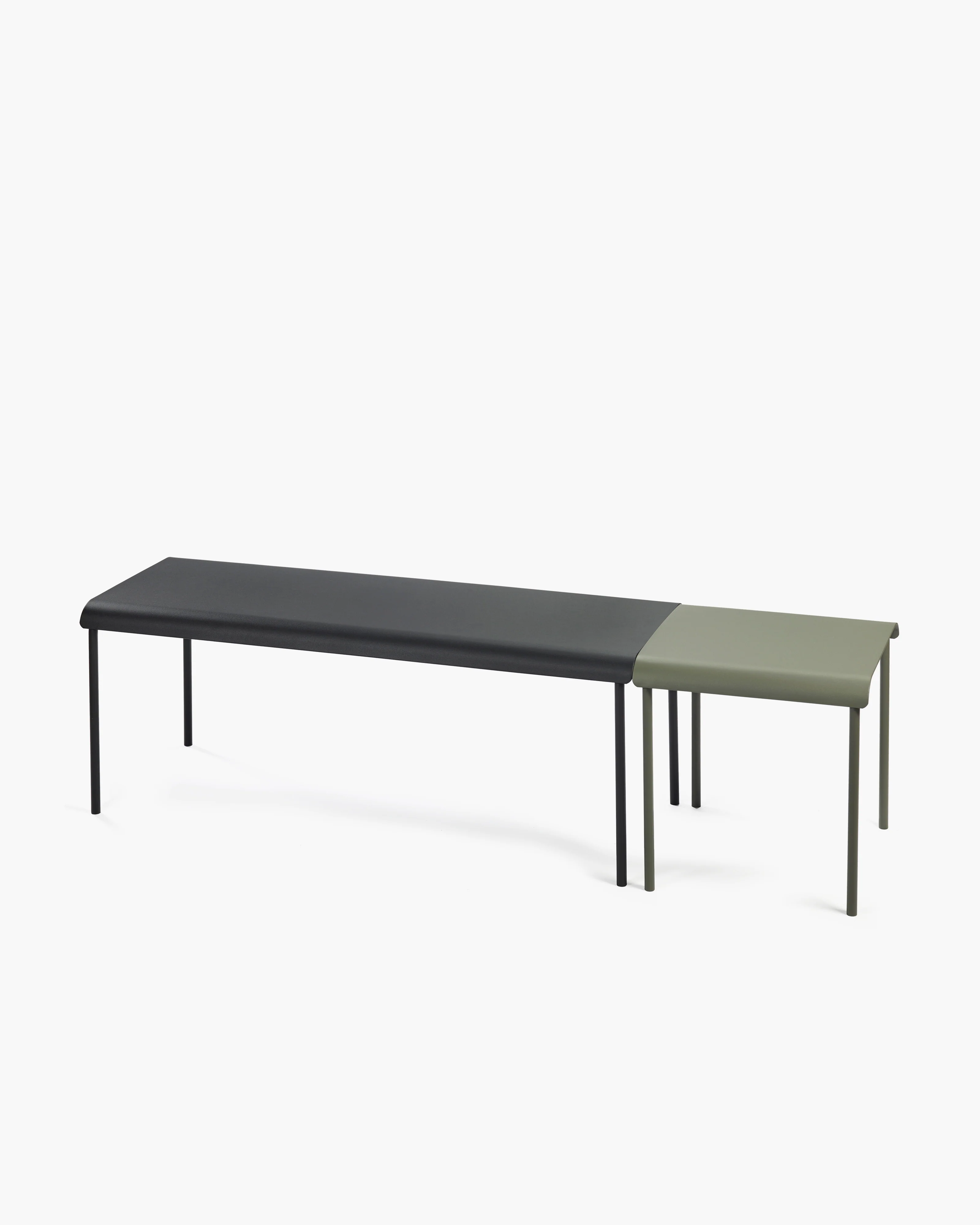 Bench aluminium black August - Image 4