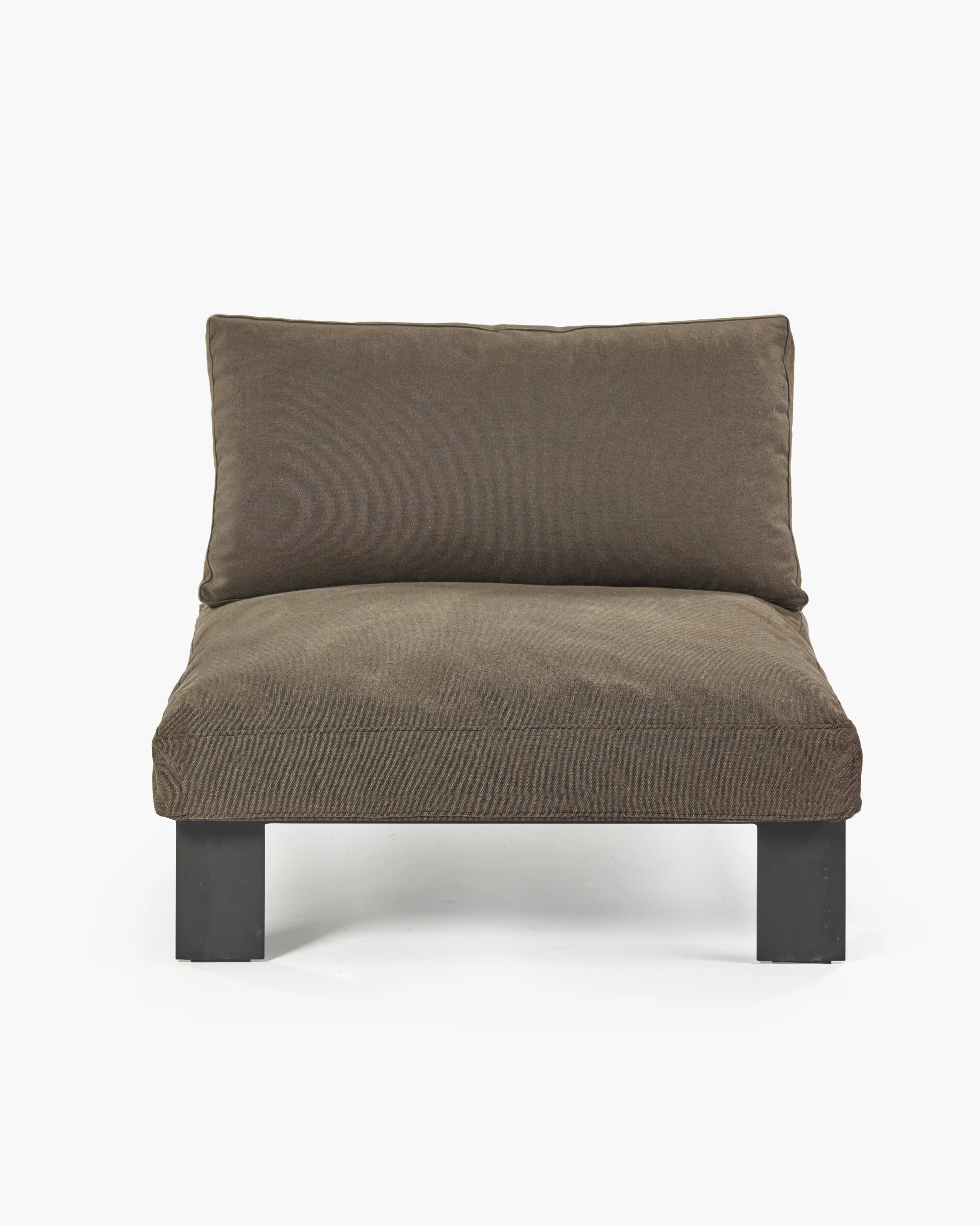 Bench one seater incl cushion outdoor umber - Image 4