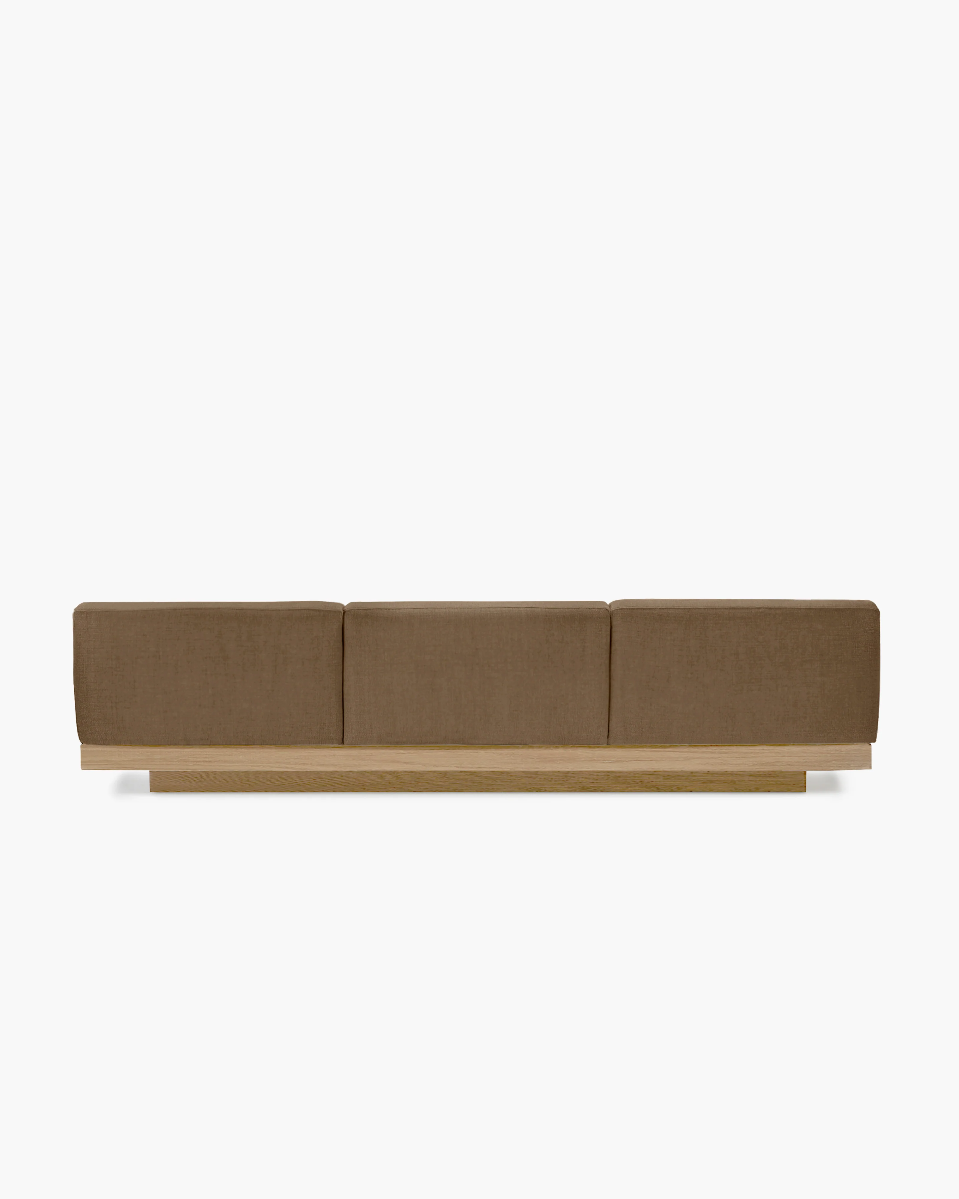 Bench three seater incl cushion outdoor camel Rudolph - Image 3
