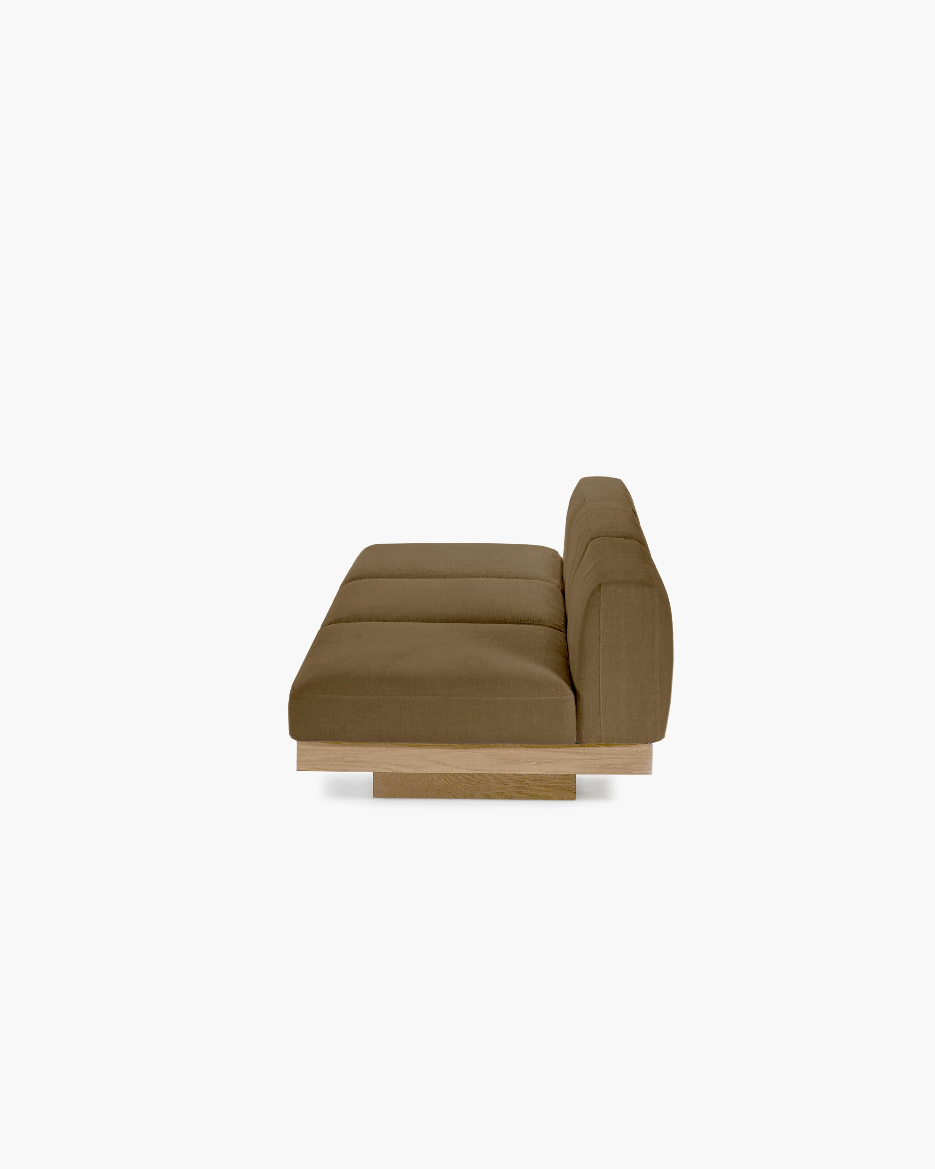 Bench three seater incl cushion outdoor camel Rudolph - Image 4