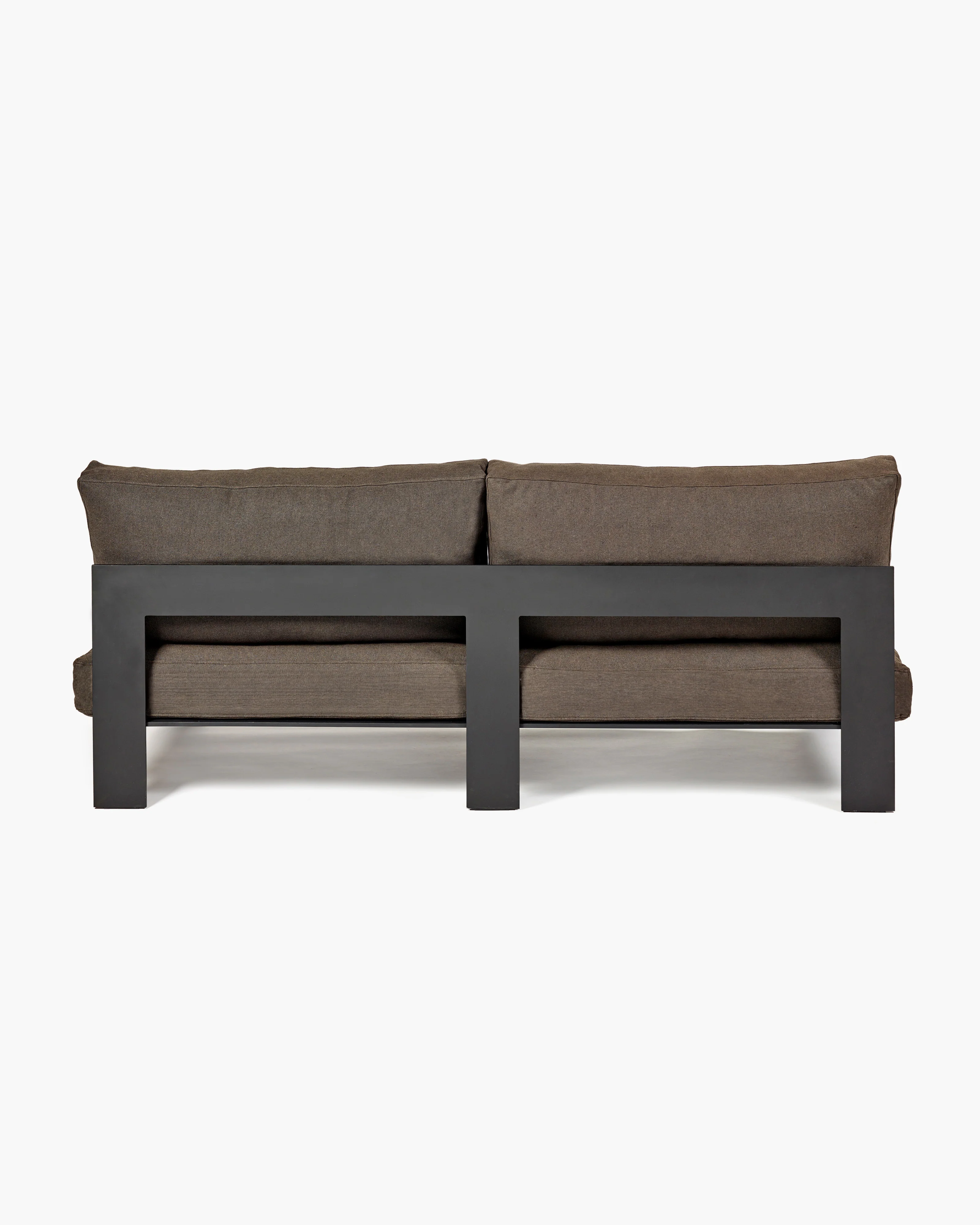 Bench two seater incl cushion indoor sepia - Image 3