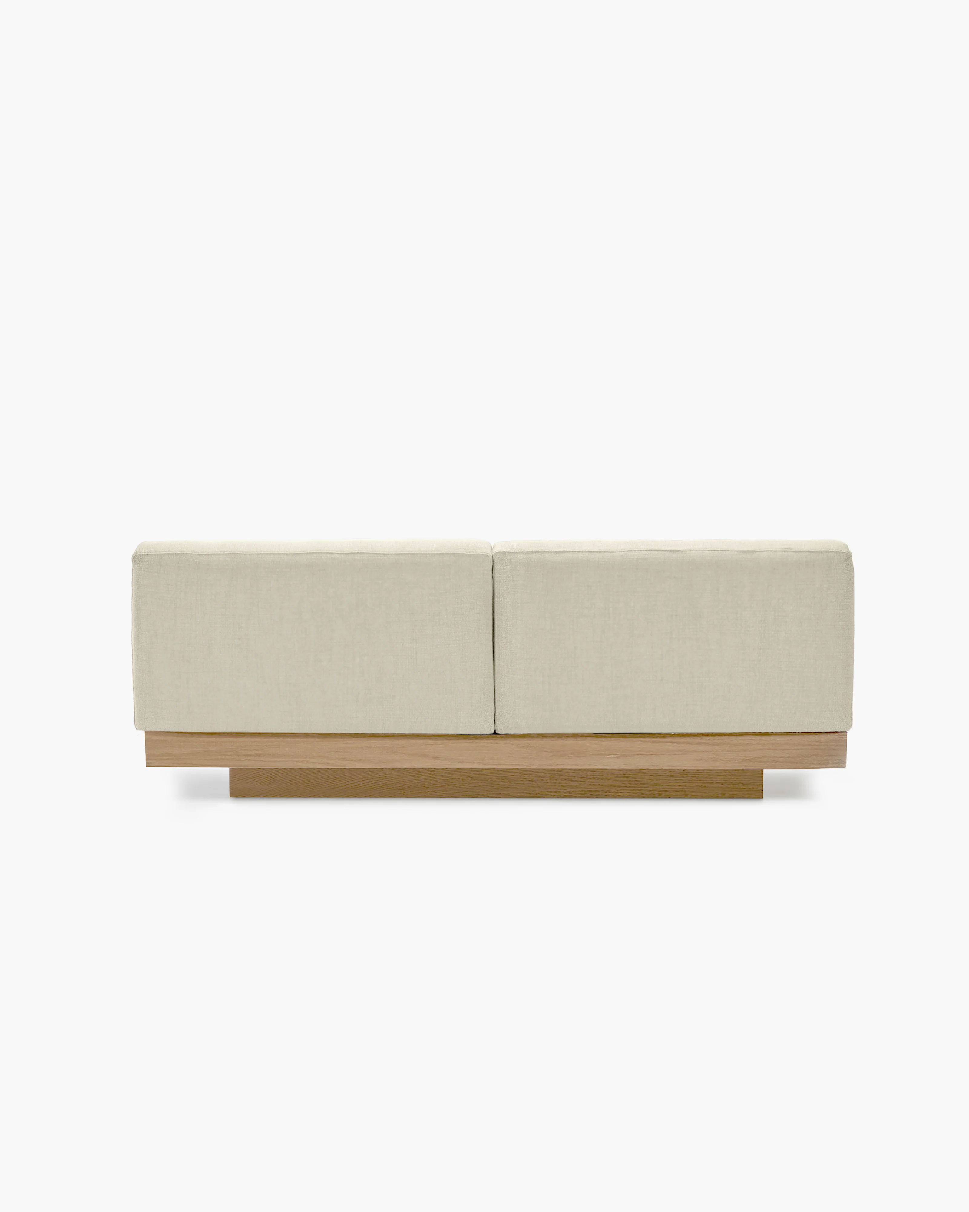 Bench two seater incl cushion outdoor chalk Rudolph - Image 3