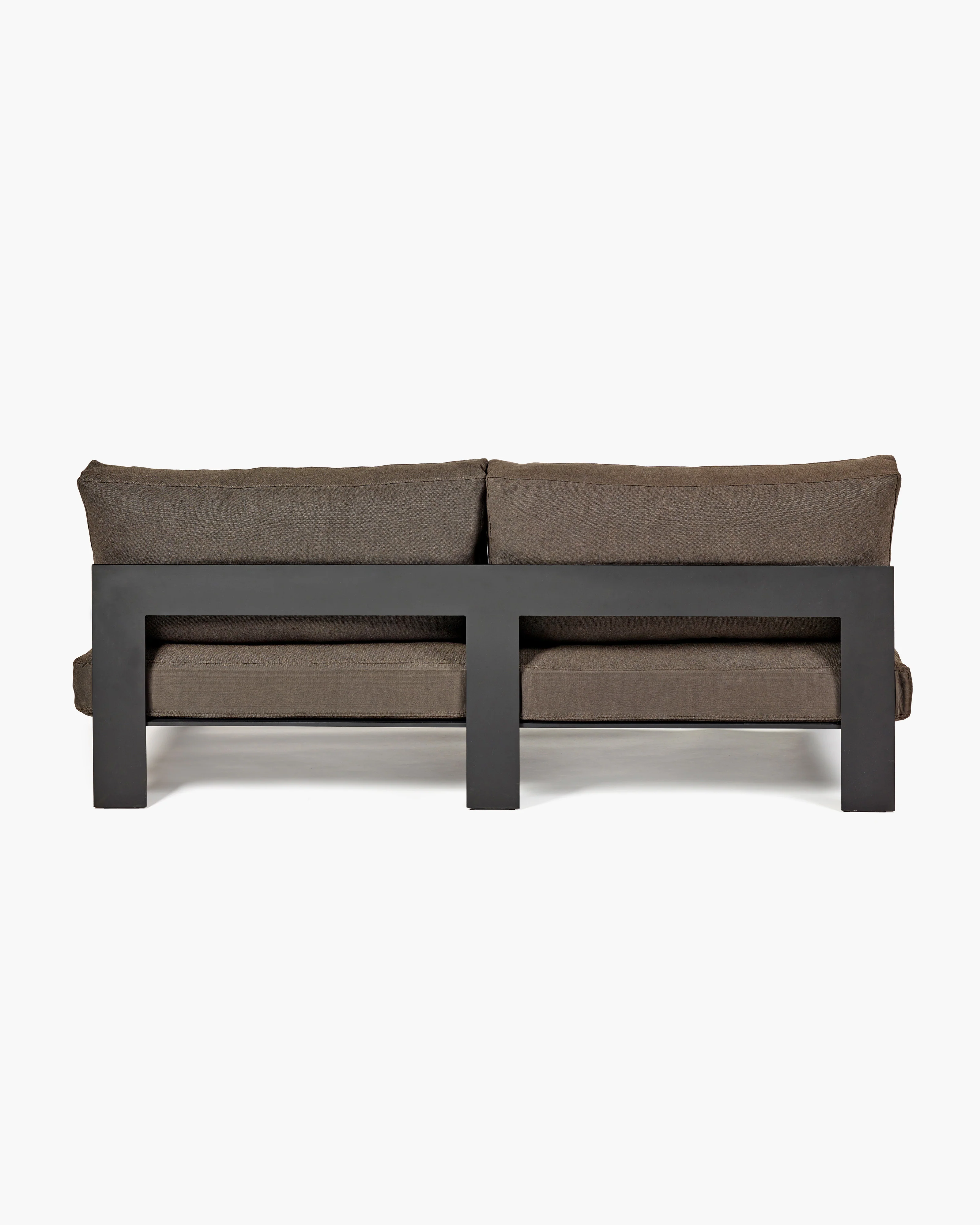 Bench two seater incl cushion outdoor umber - Image 3