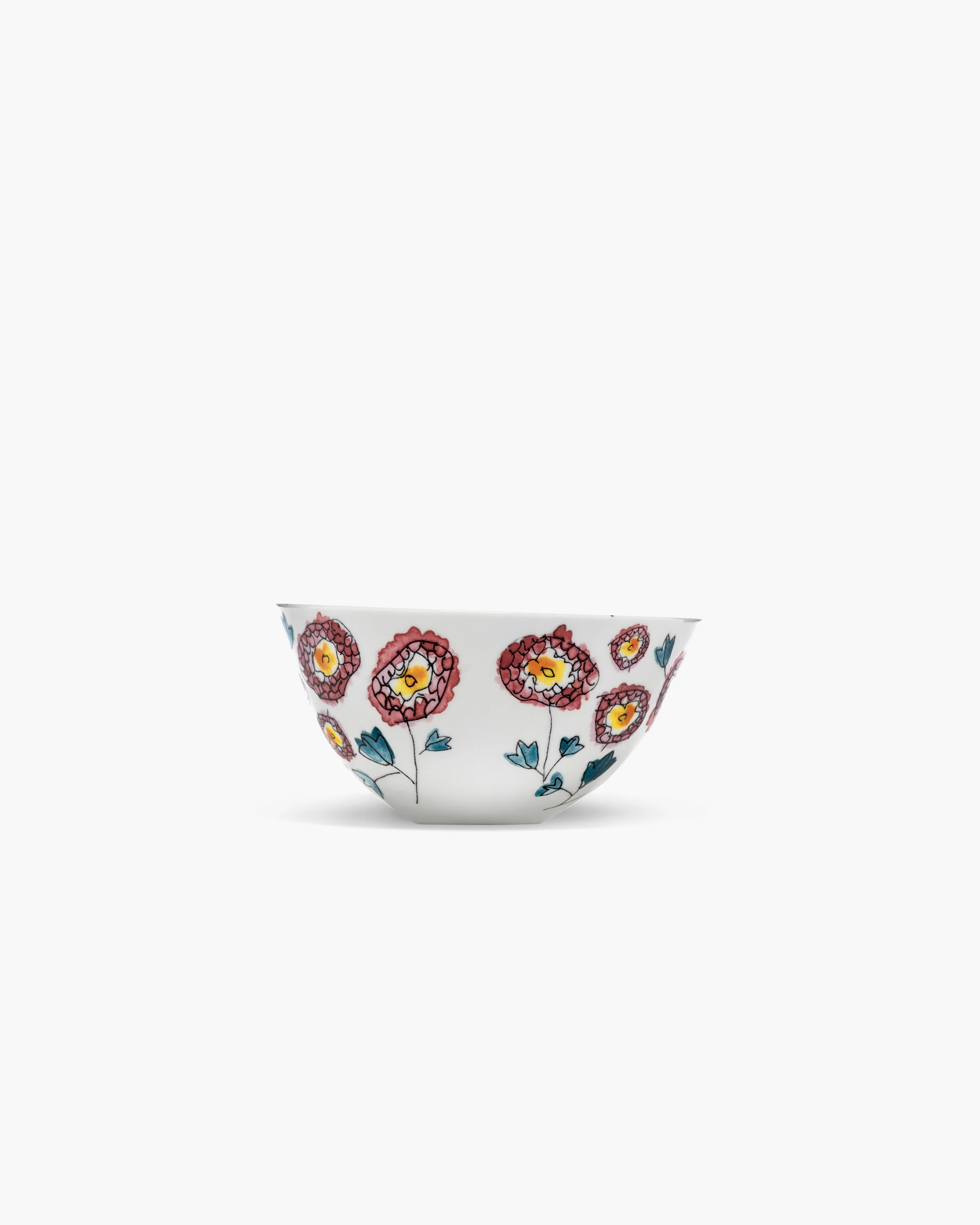 Bowl L Anemone milk Midnight Flowers - Image 5