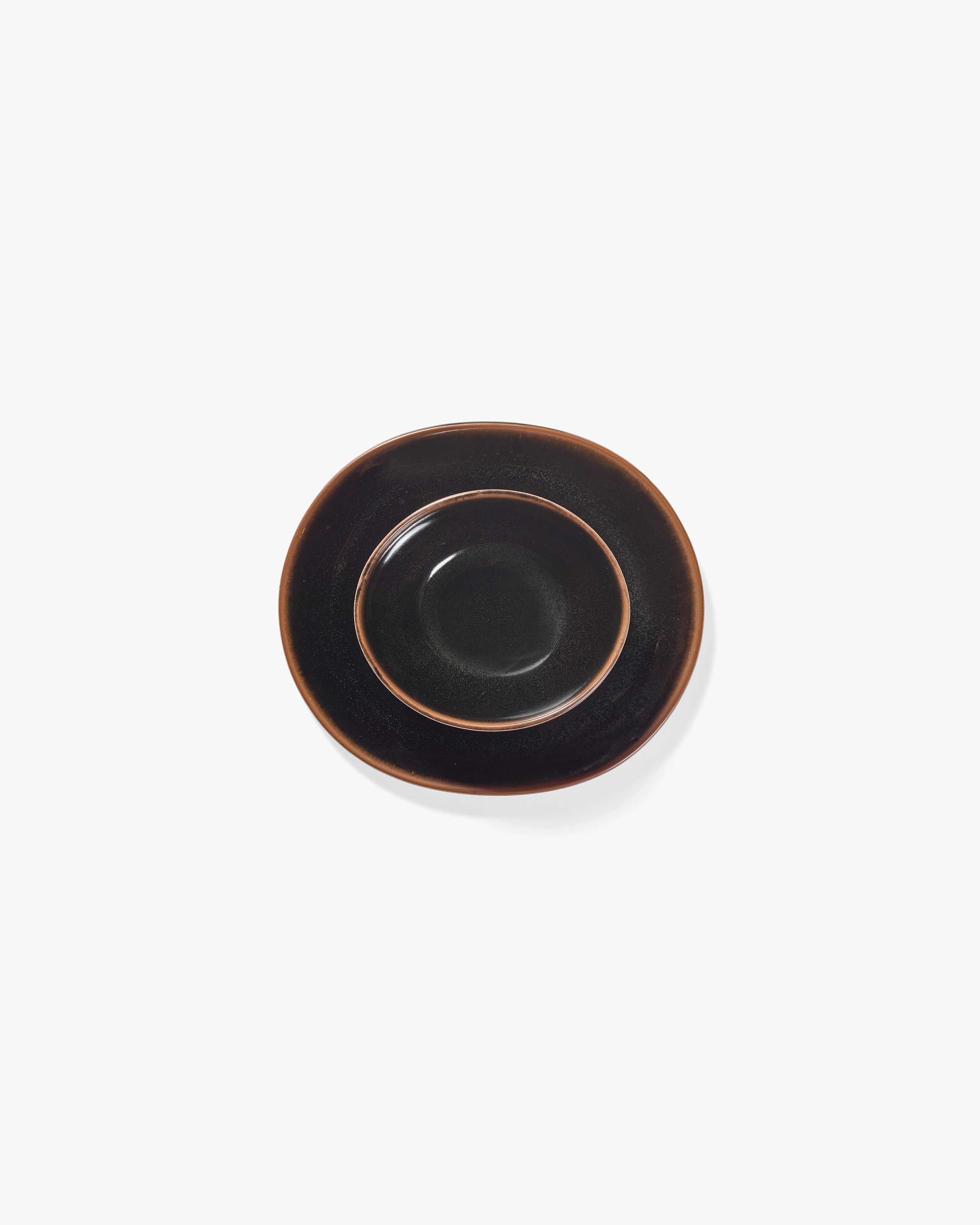 Bowl L dark brown Out of lines - Image 6