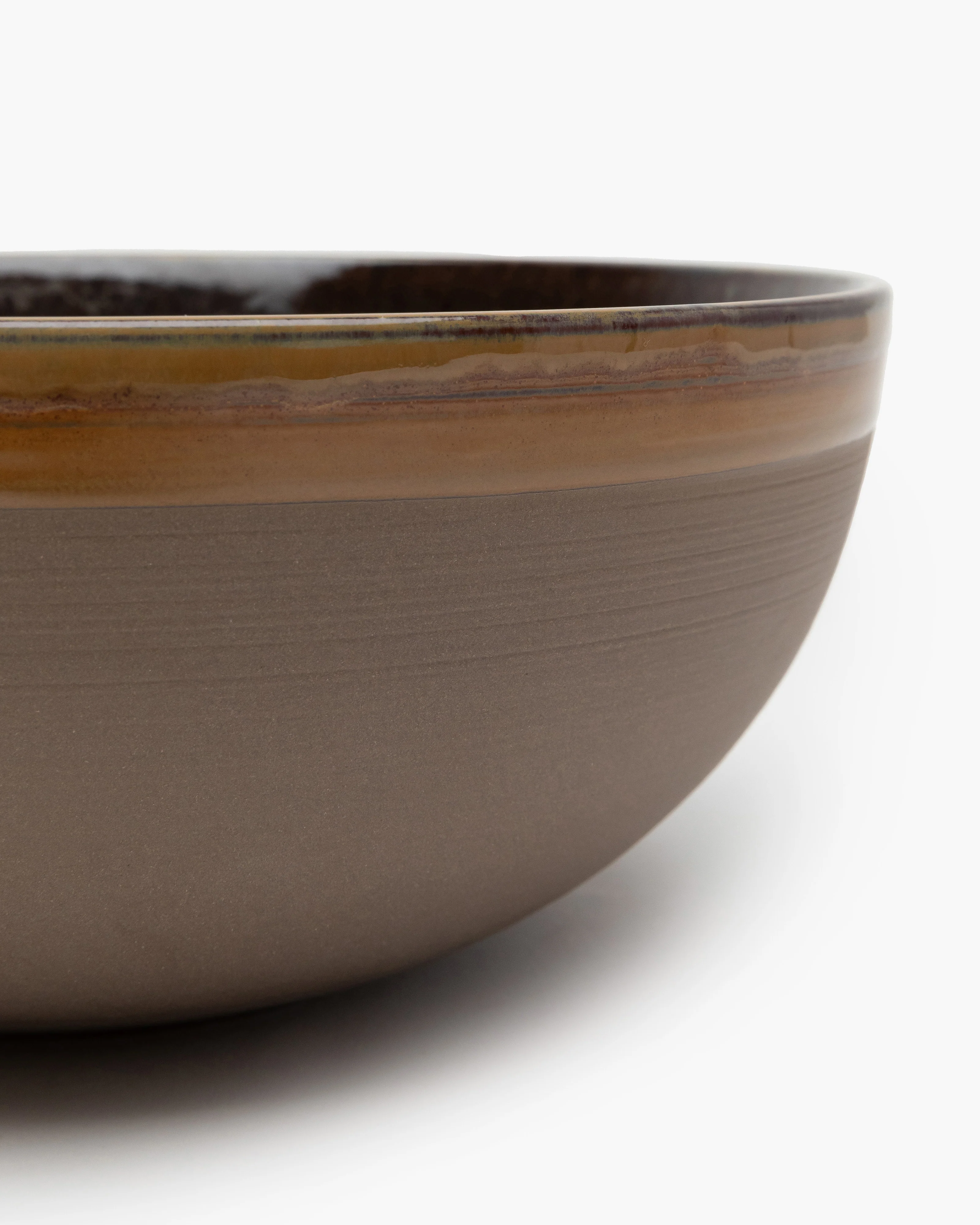 Serving bowl L indi gray Surface - Image 3