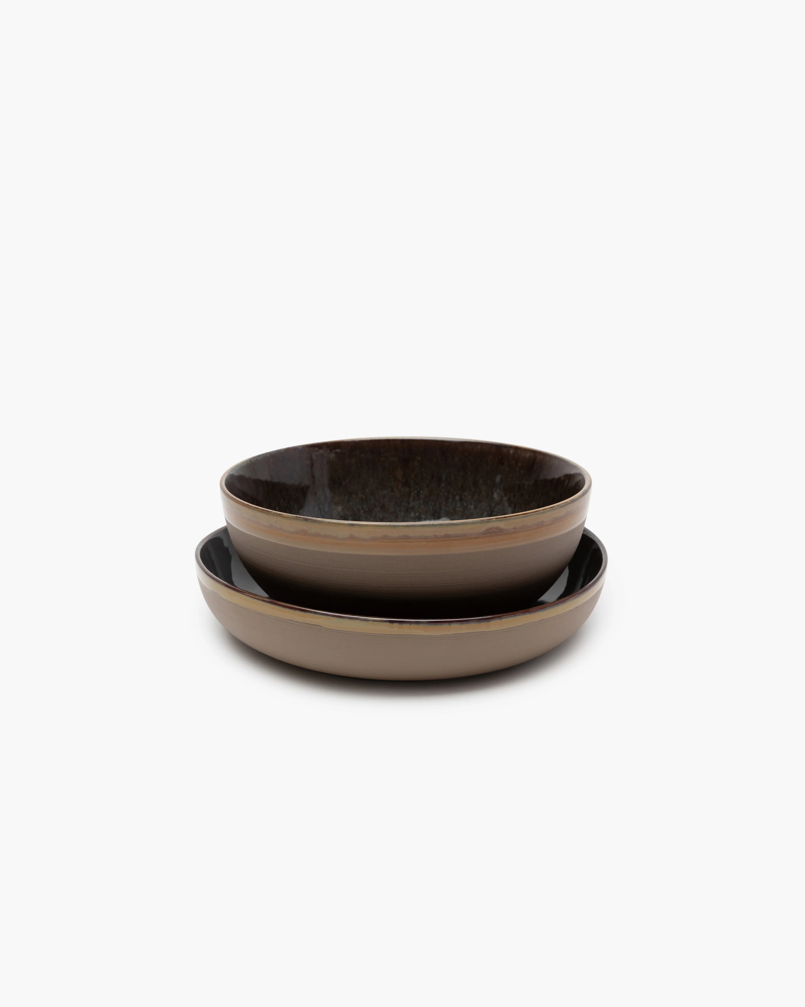 Serving bowl L indi gray Surface - Image 4
