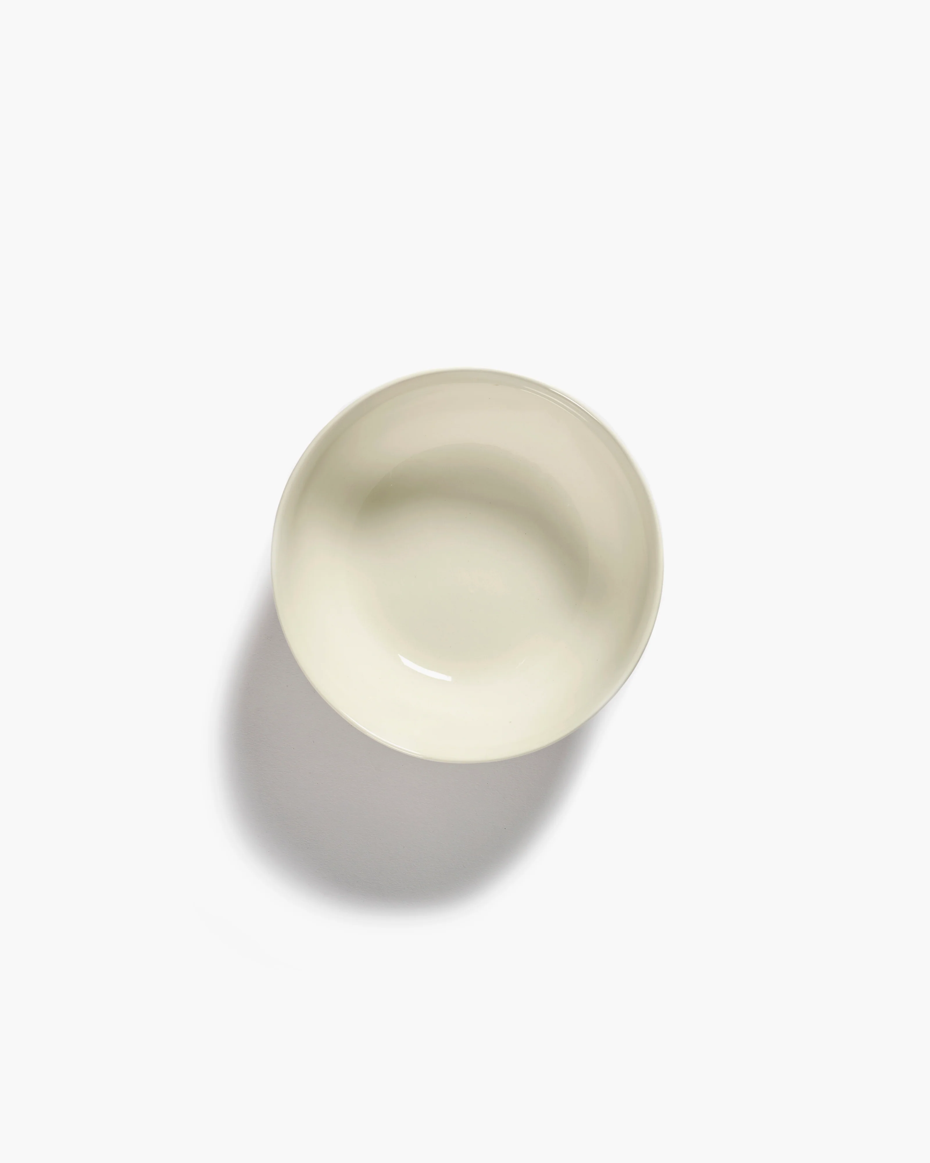 Bowl L white swirl - red stripes Feast - Image 2
