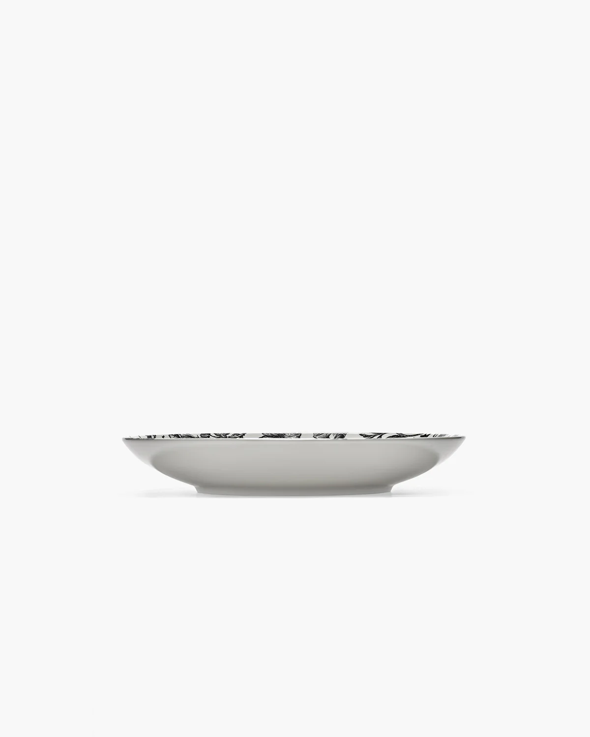 Bowl low L enchanted garden white - black Unity - Image 4