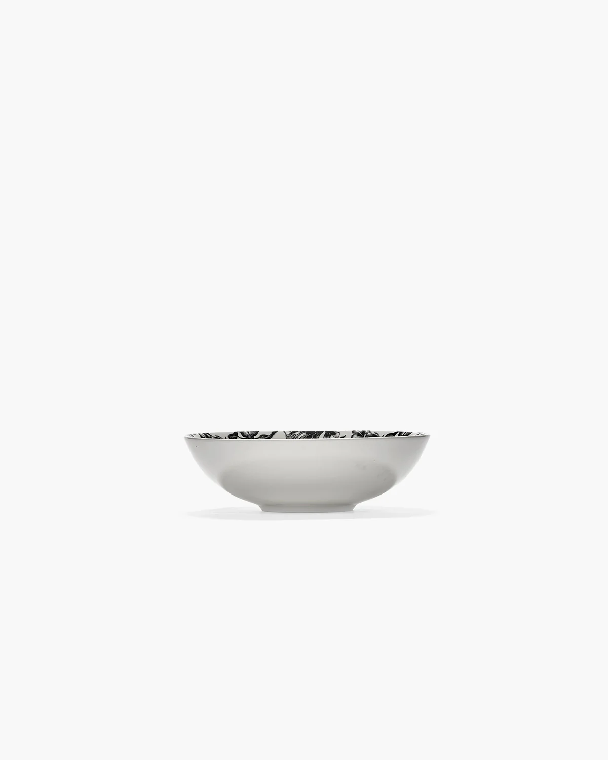 Bowl low S enchanted garden white - black Unity - Image 4