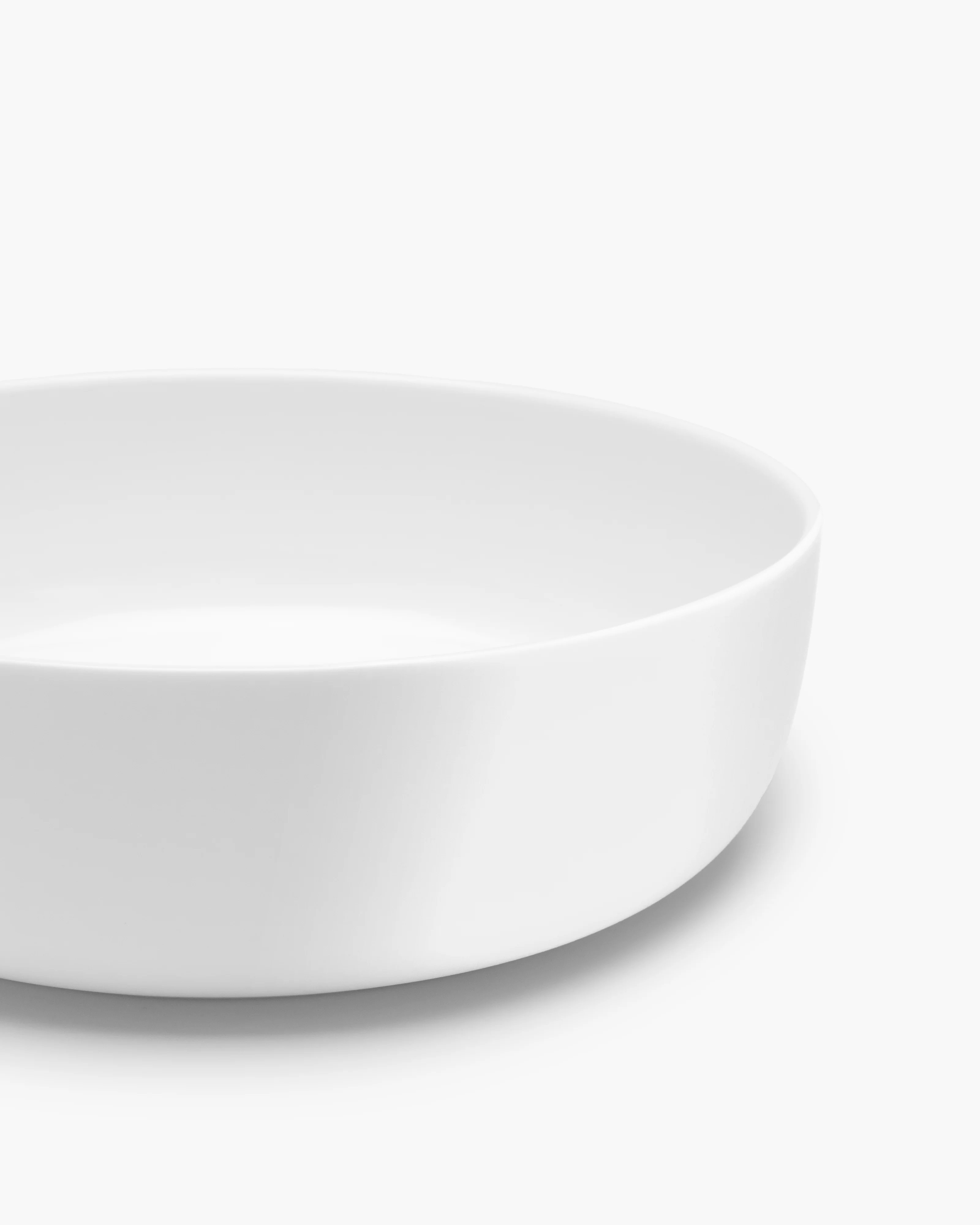 Bowl low XL white glazed Base - Image 3