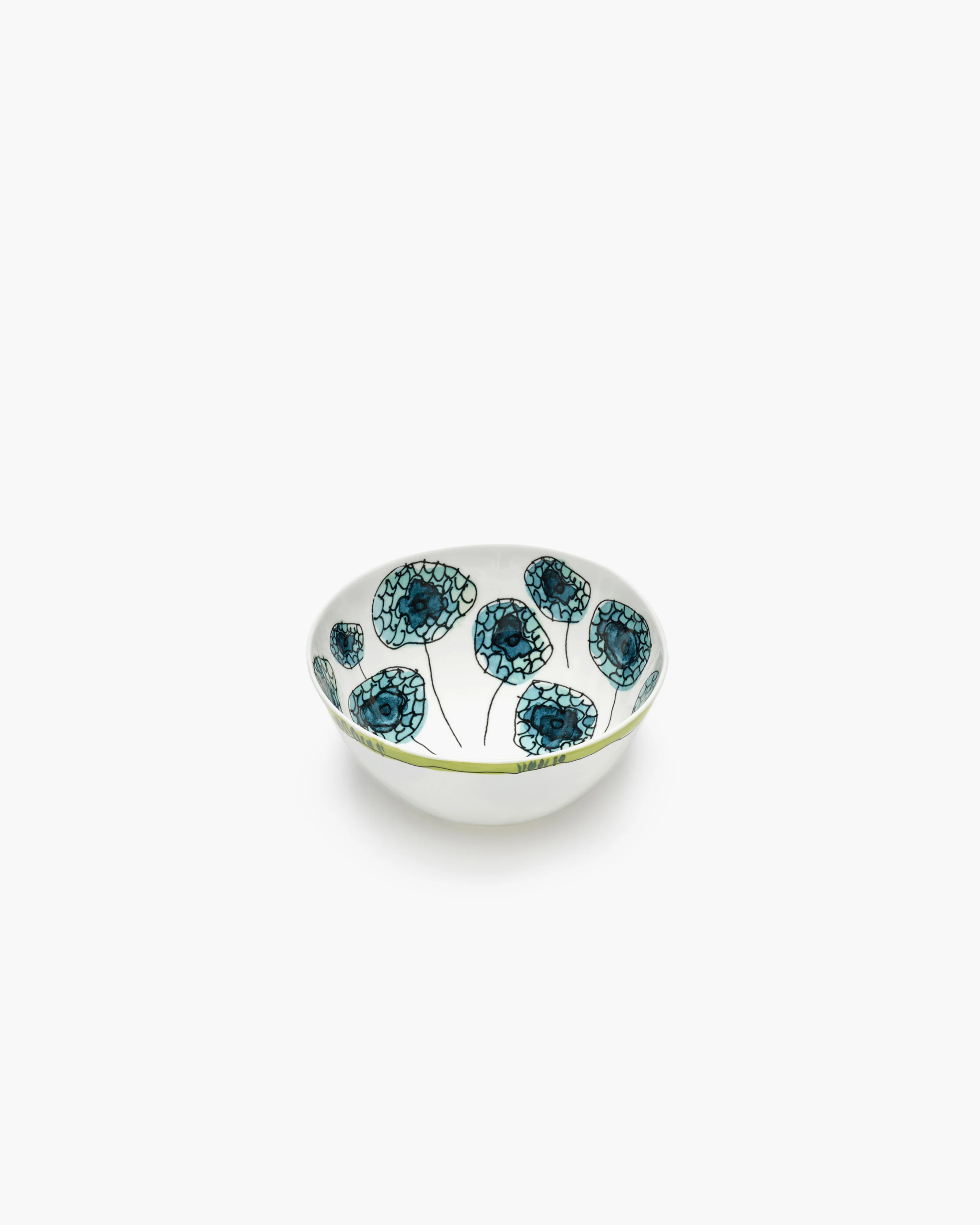 Bowl M Anemone vaniglia Midnight Flowers - Image 3