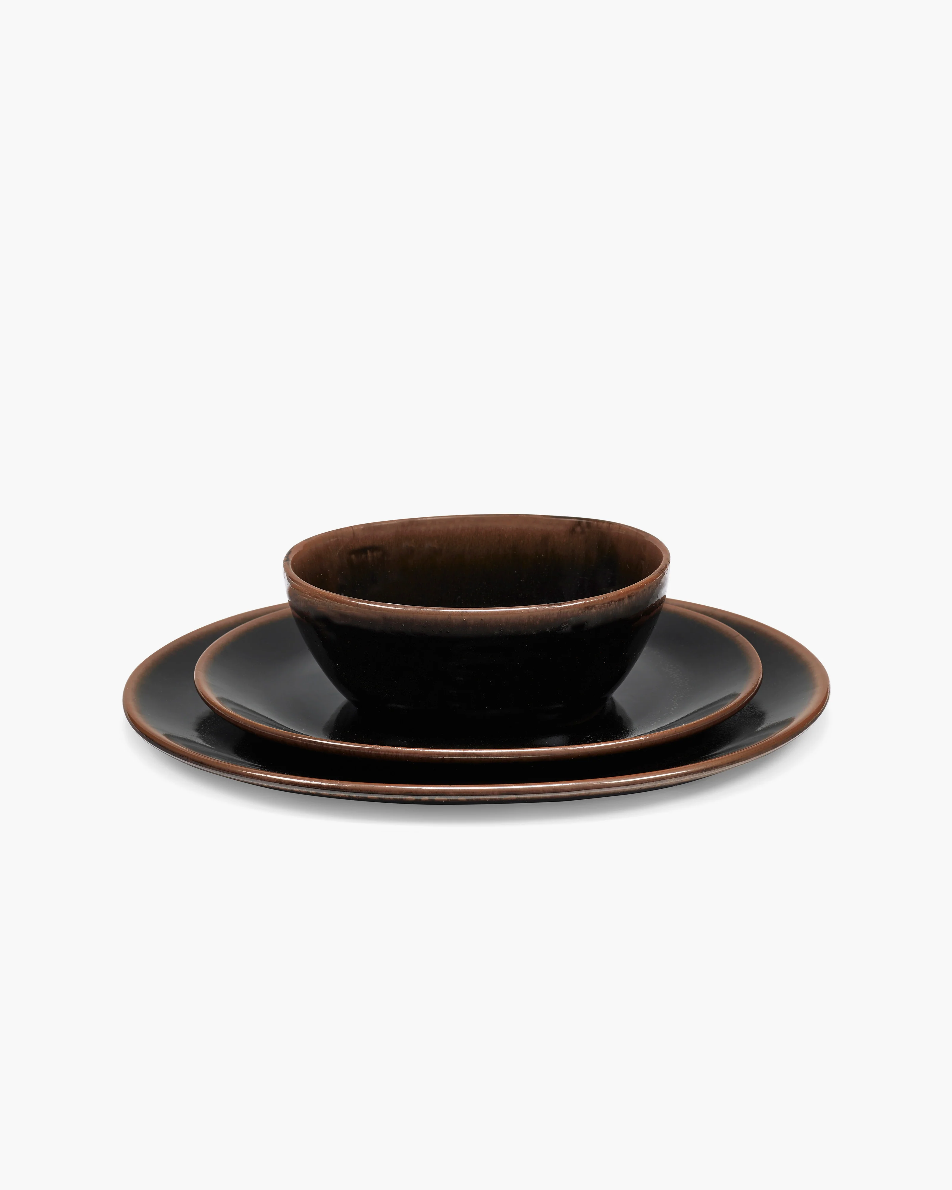 Bowl M dark brown Out of lines - Image 6