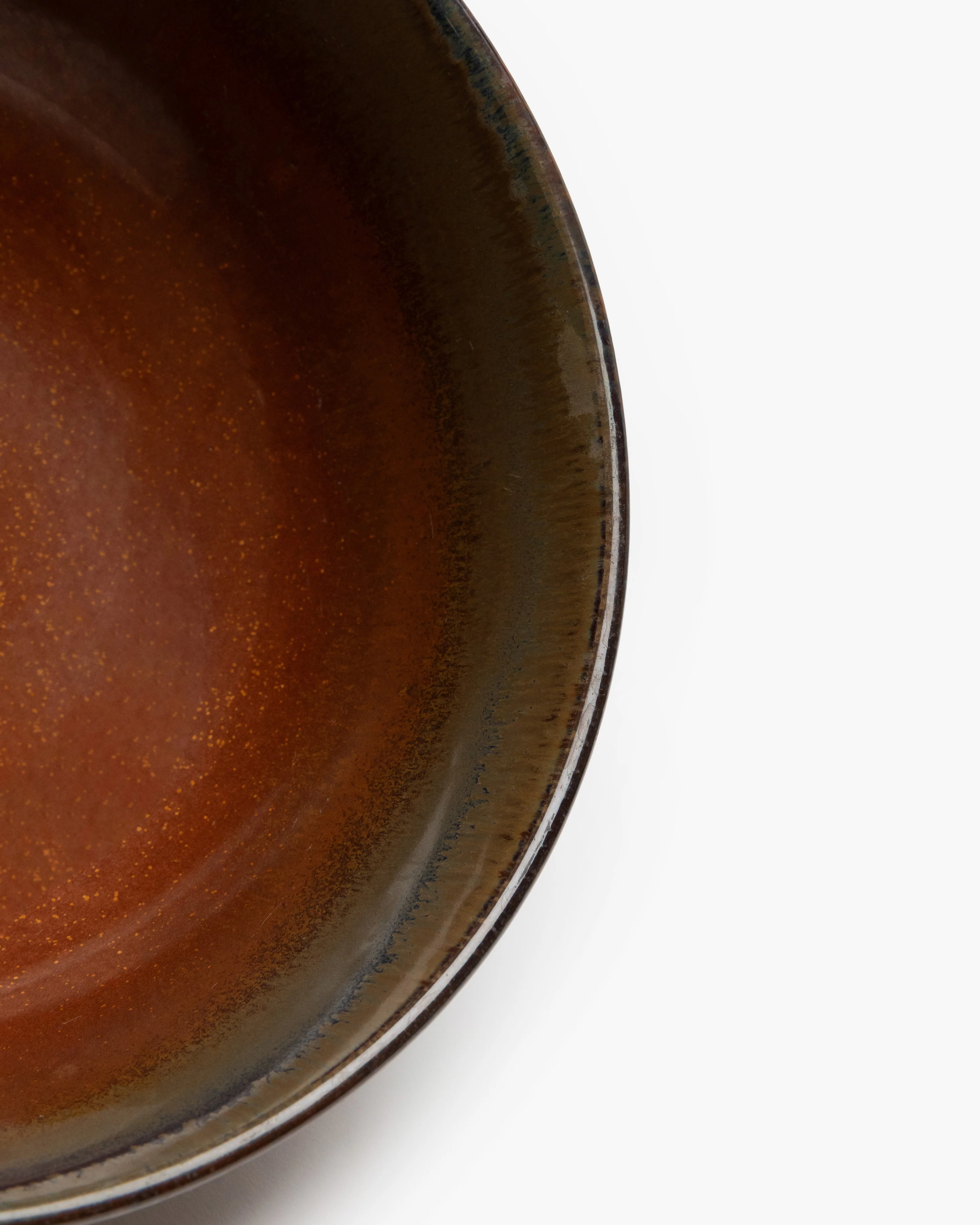 Serving bowl S rusty brown Surface - Image 3