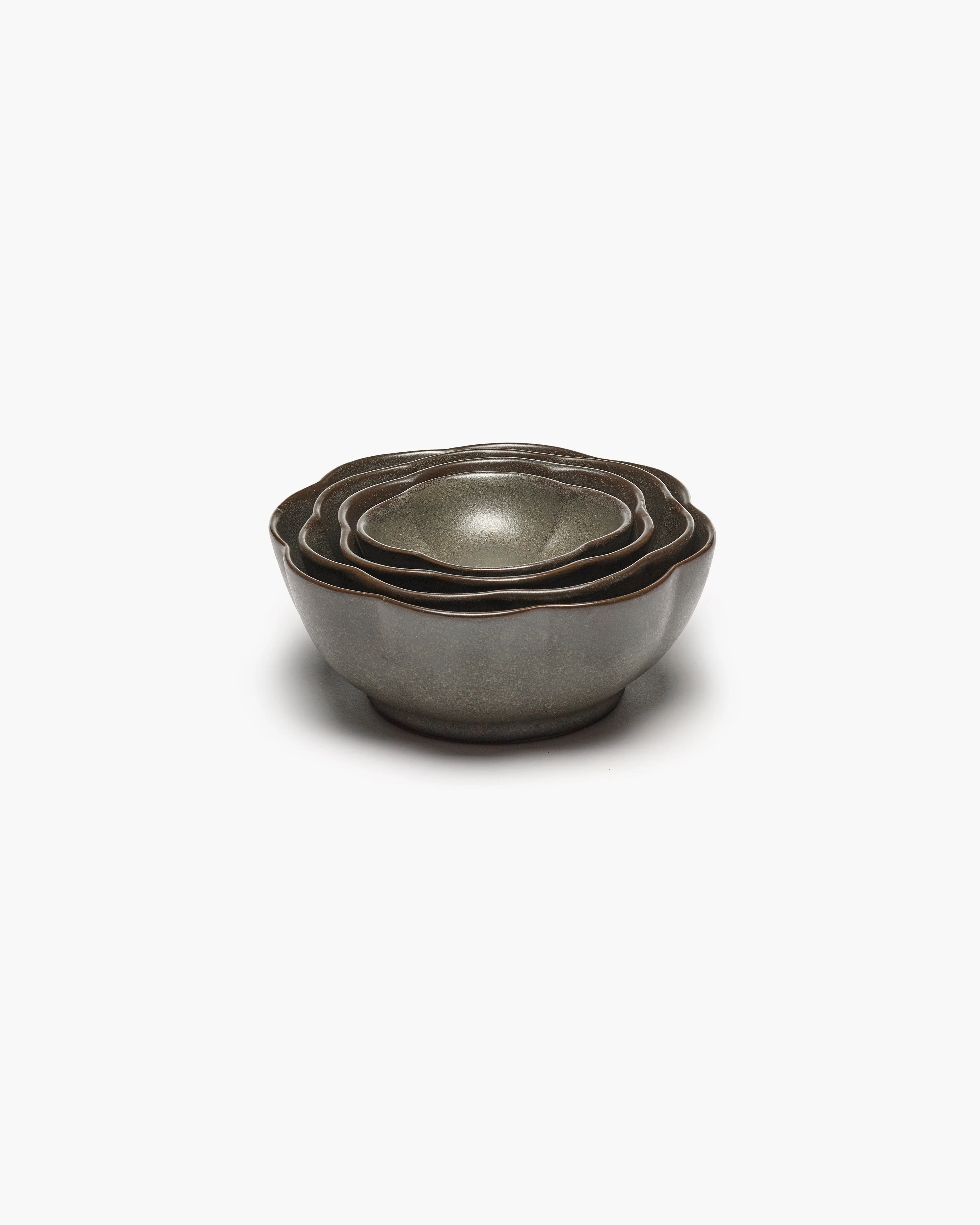 Bowl ribbed M green Inku - Image 3