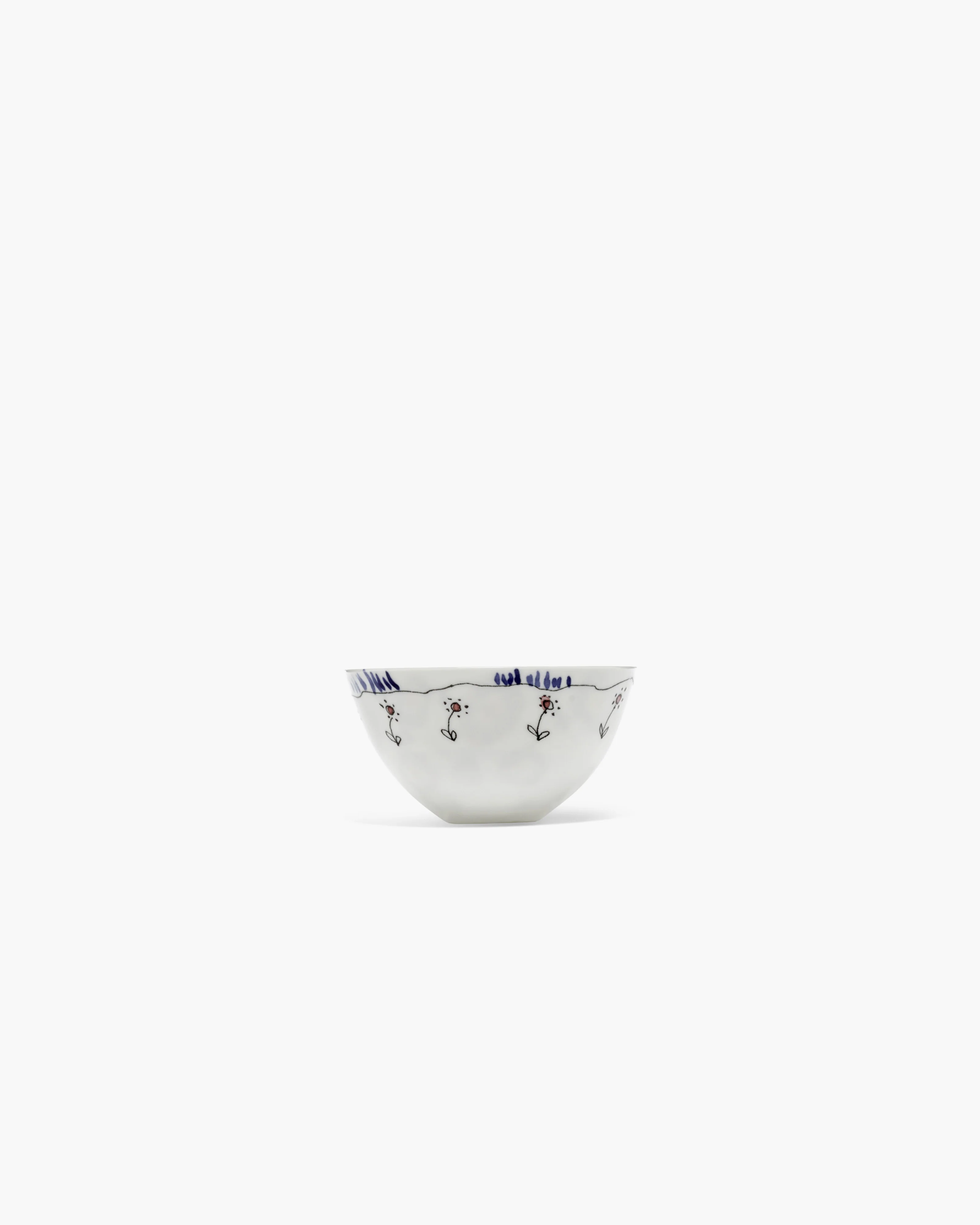 Bowl S Anemone milk Midnight Flowers - Image 3