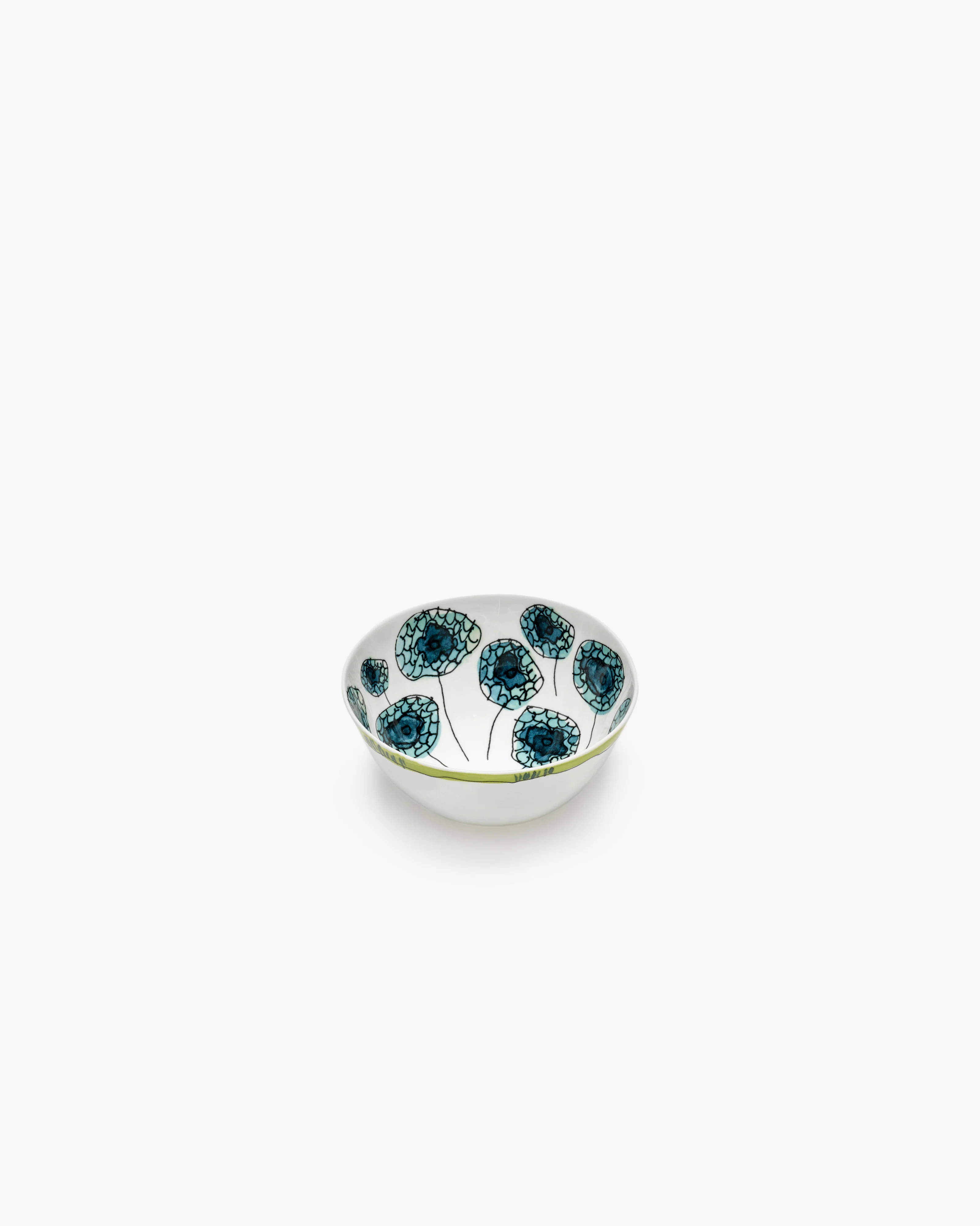 Bowl S Anemone vaniglia Midnight Flowers - Image 2