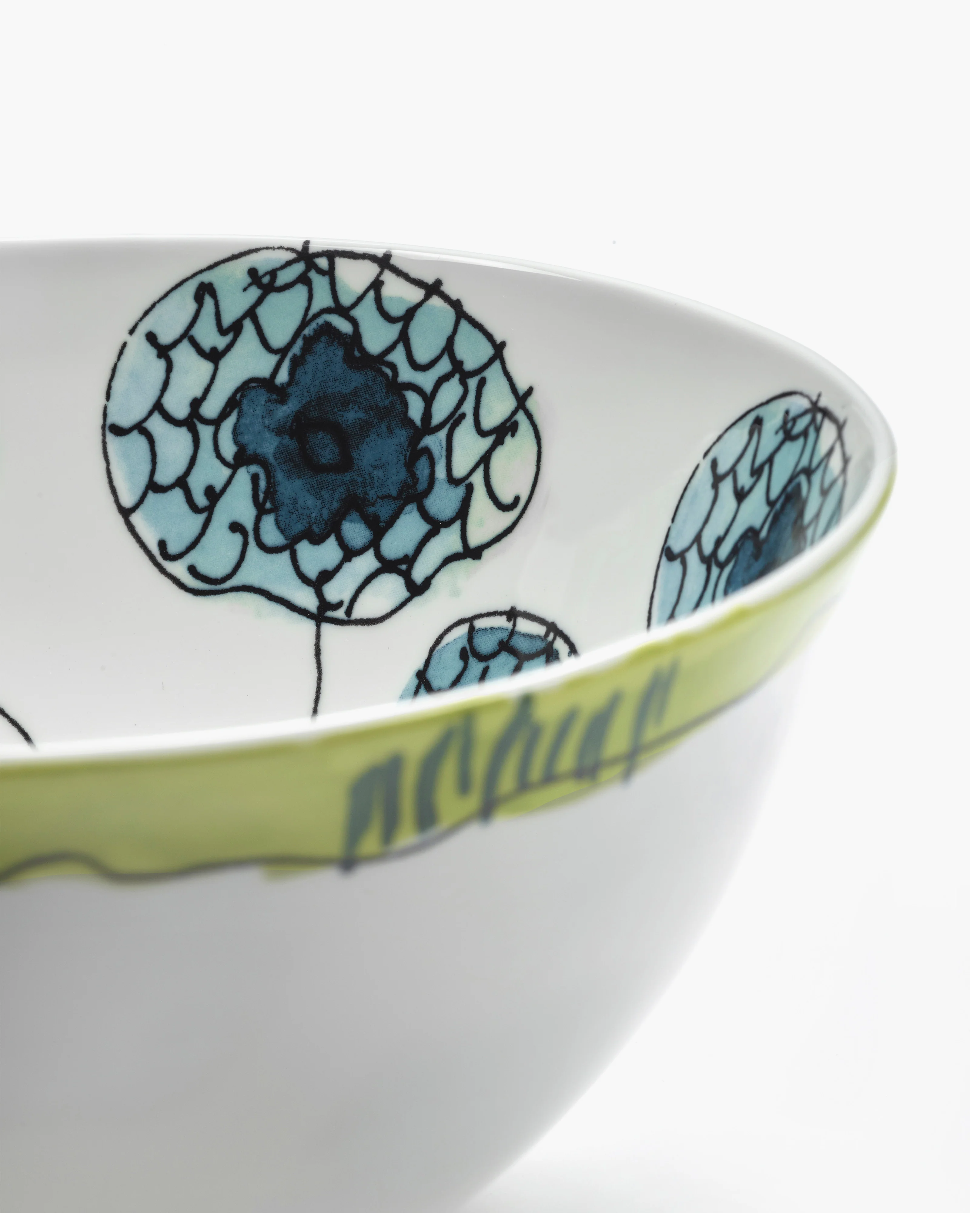 Bowl S Anemone vaniglia Midnight Flowers - Image 4