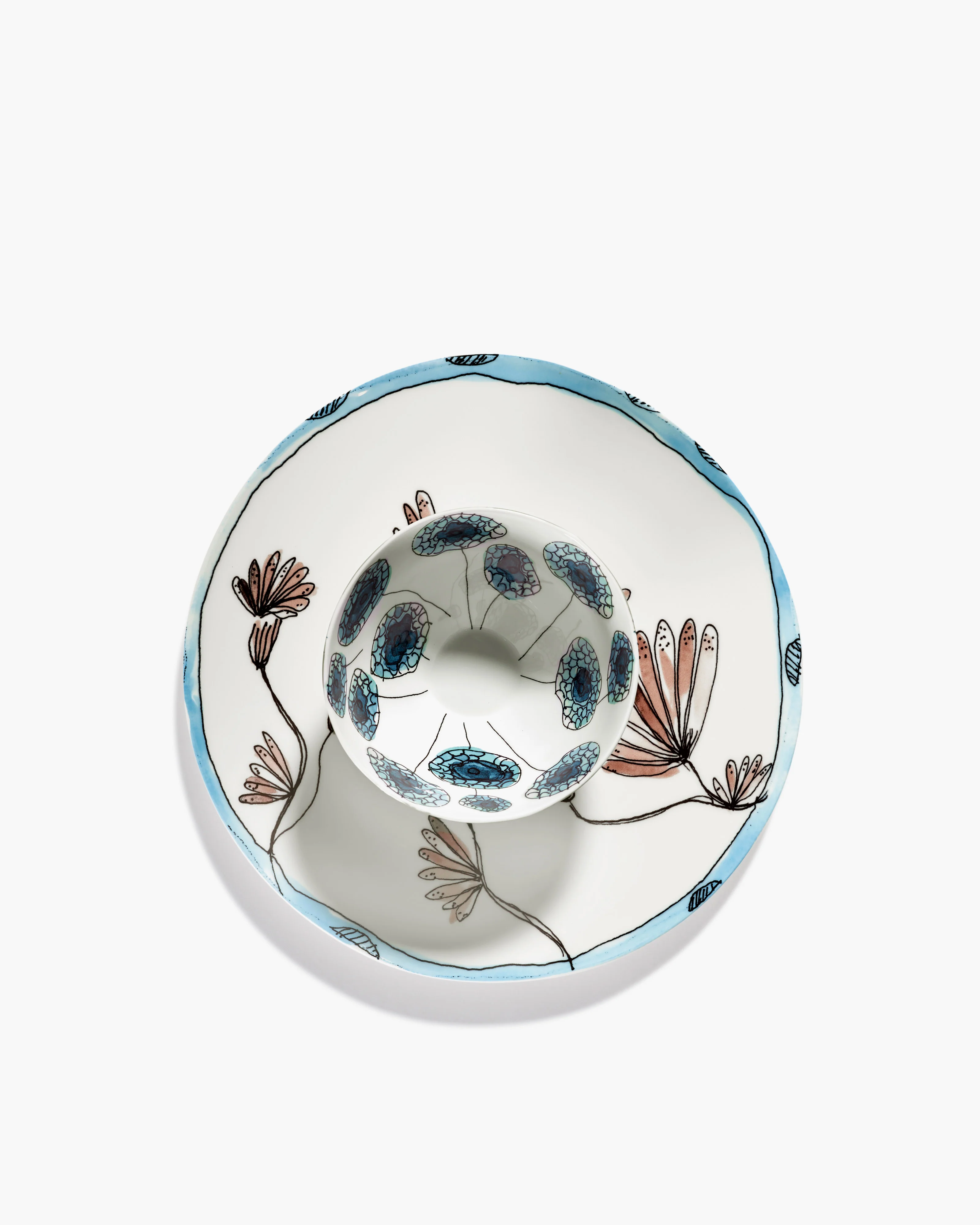 Bowl S Anemone vaniglia Midnight Flowers - Image 5
