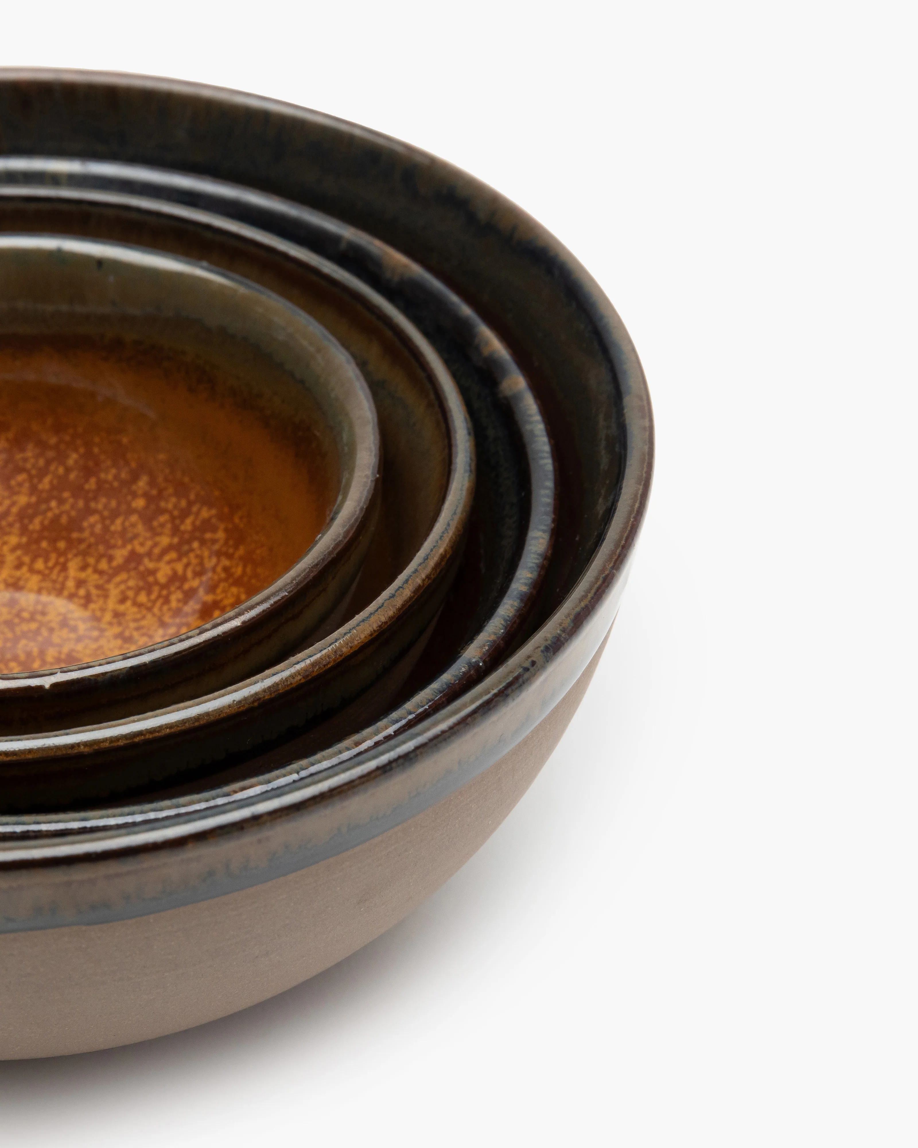 Bowl L rusty brown Surface - Image 4