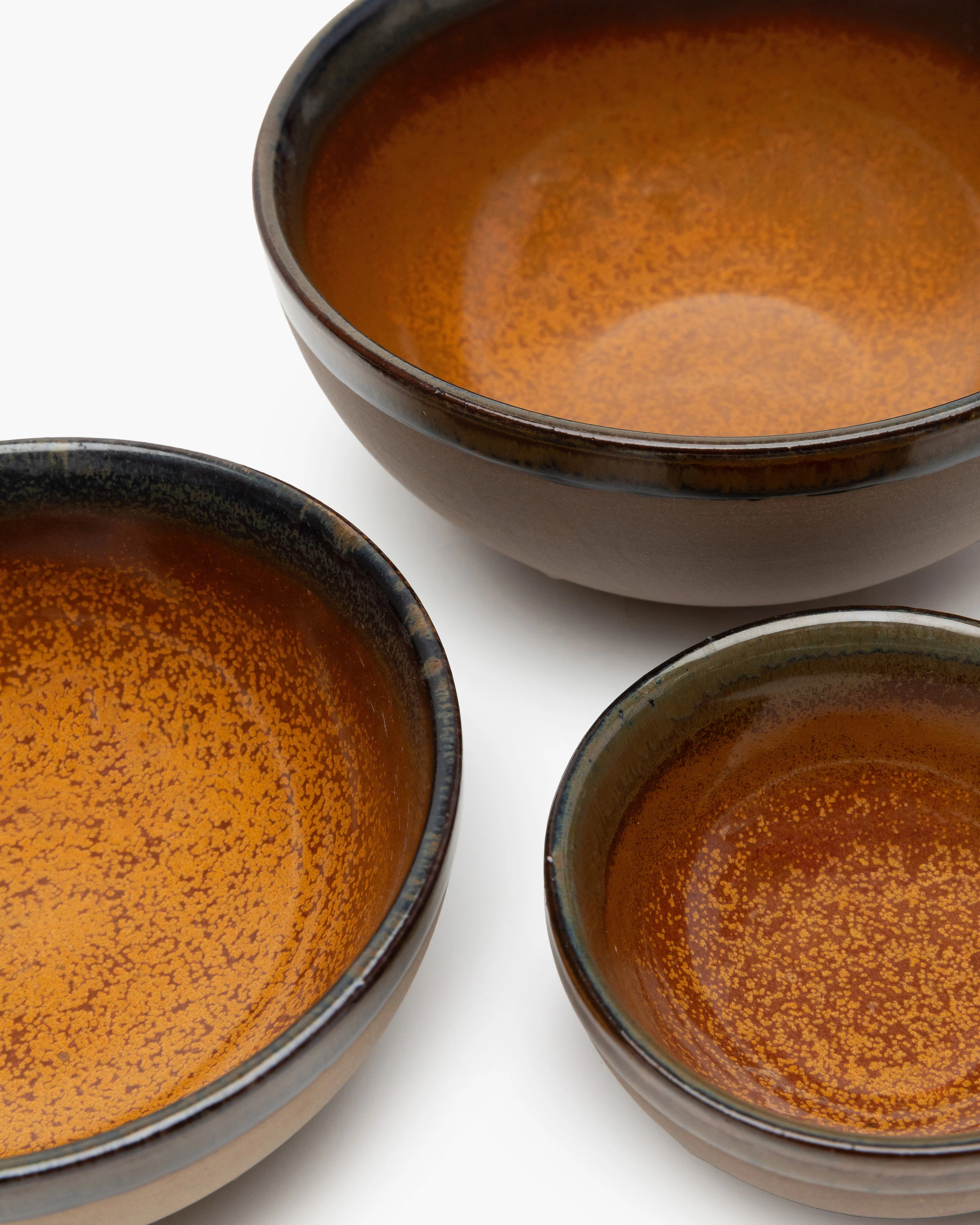 Bowl L rusty brown Surface - Image 5