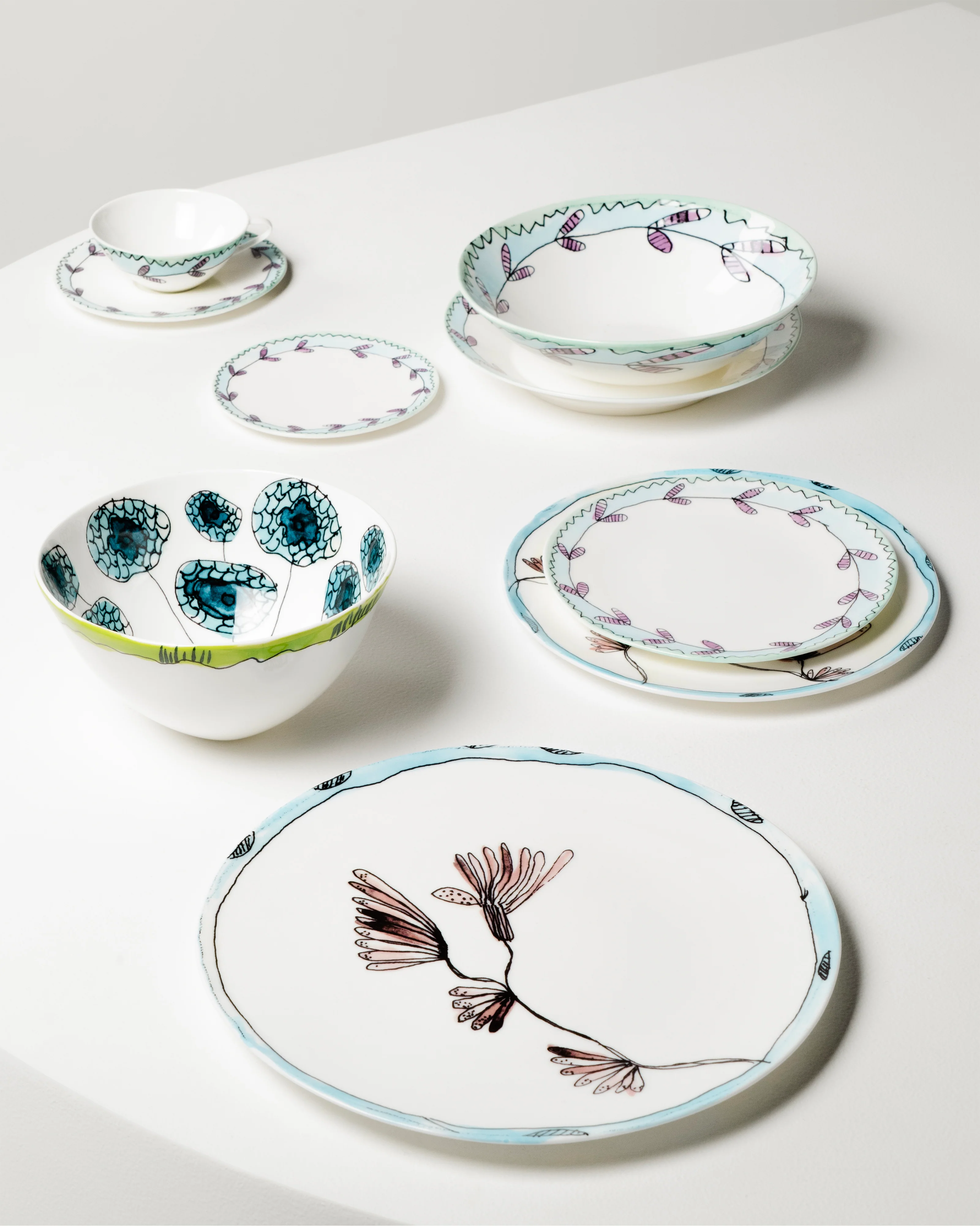 Bread plate Blossom milk Midnight Flowers - Image 3