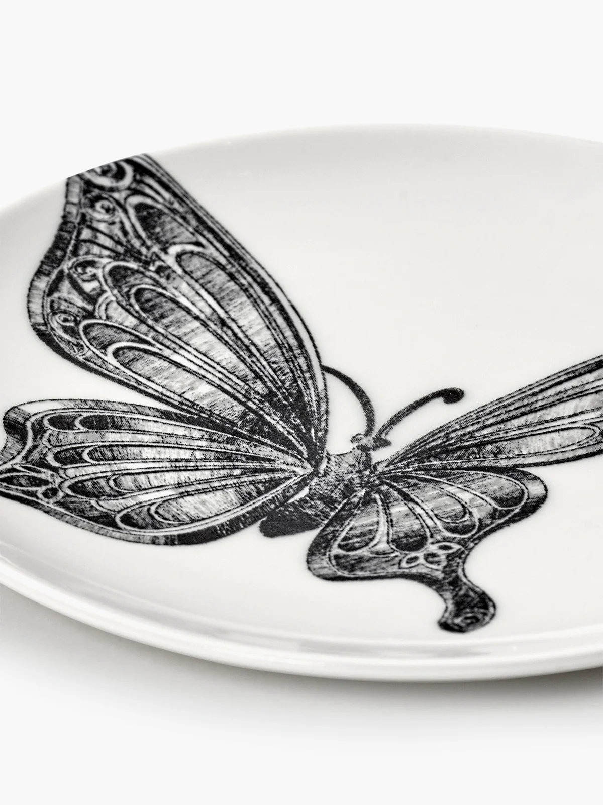 Bread plate butterfly white - black Unity - Image 5