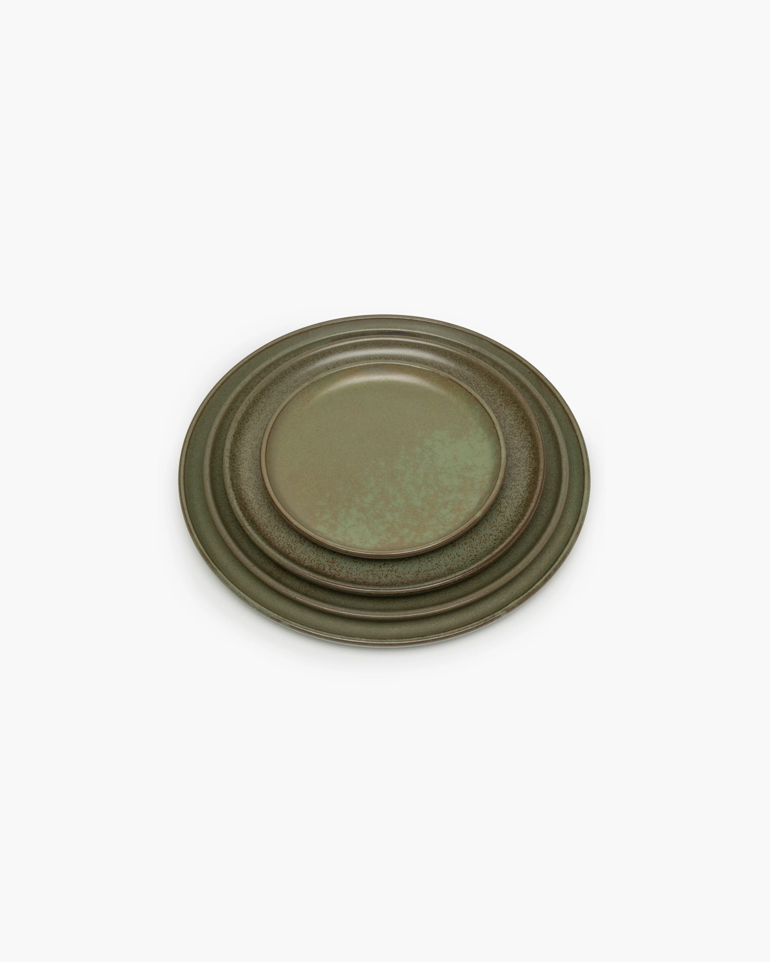 Dessert plate camogreen Surface - Image 6
