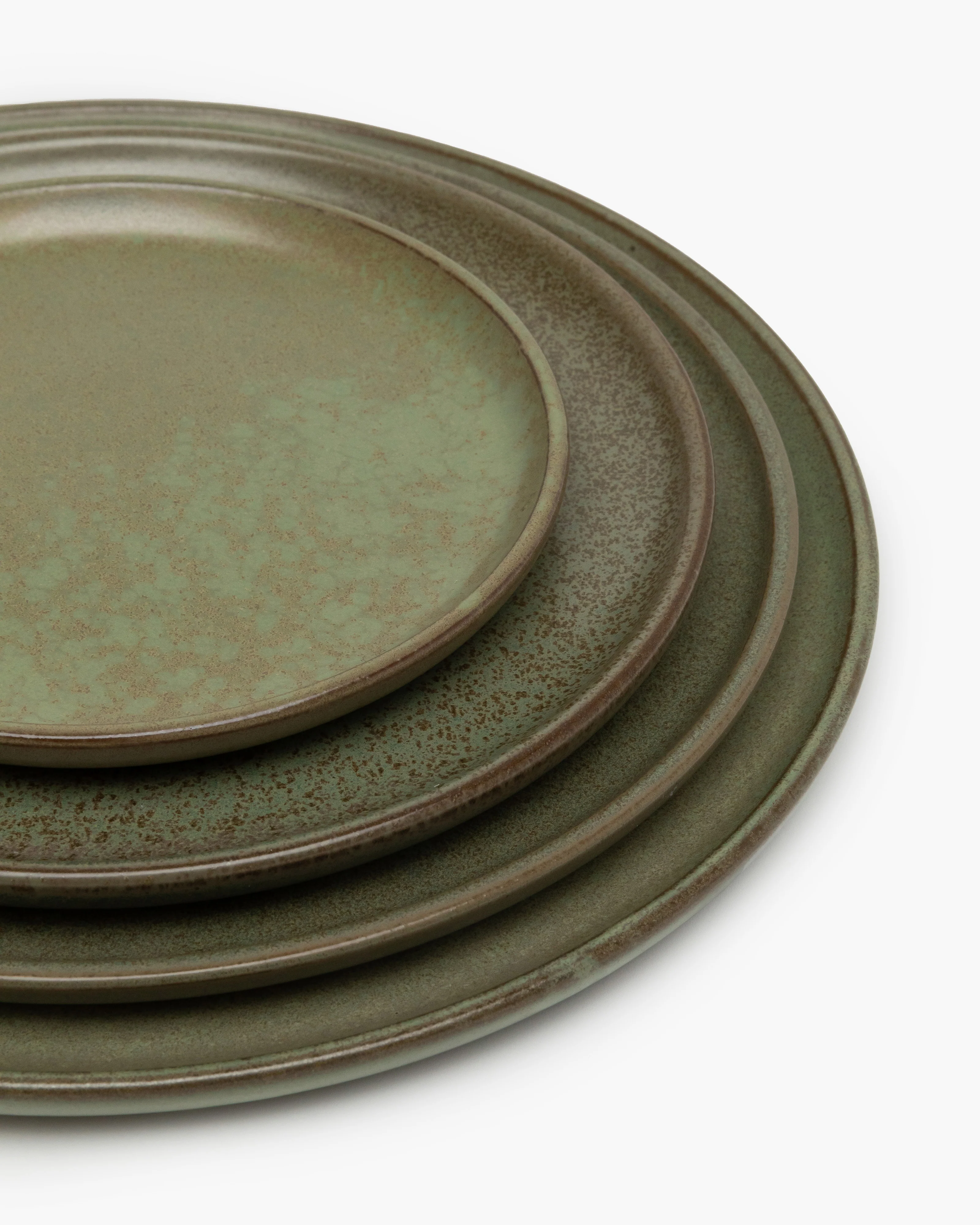Dessert plate camogreen Surface - Image 7