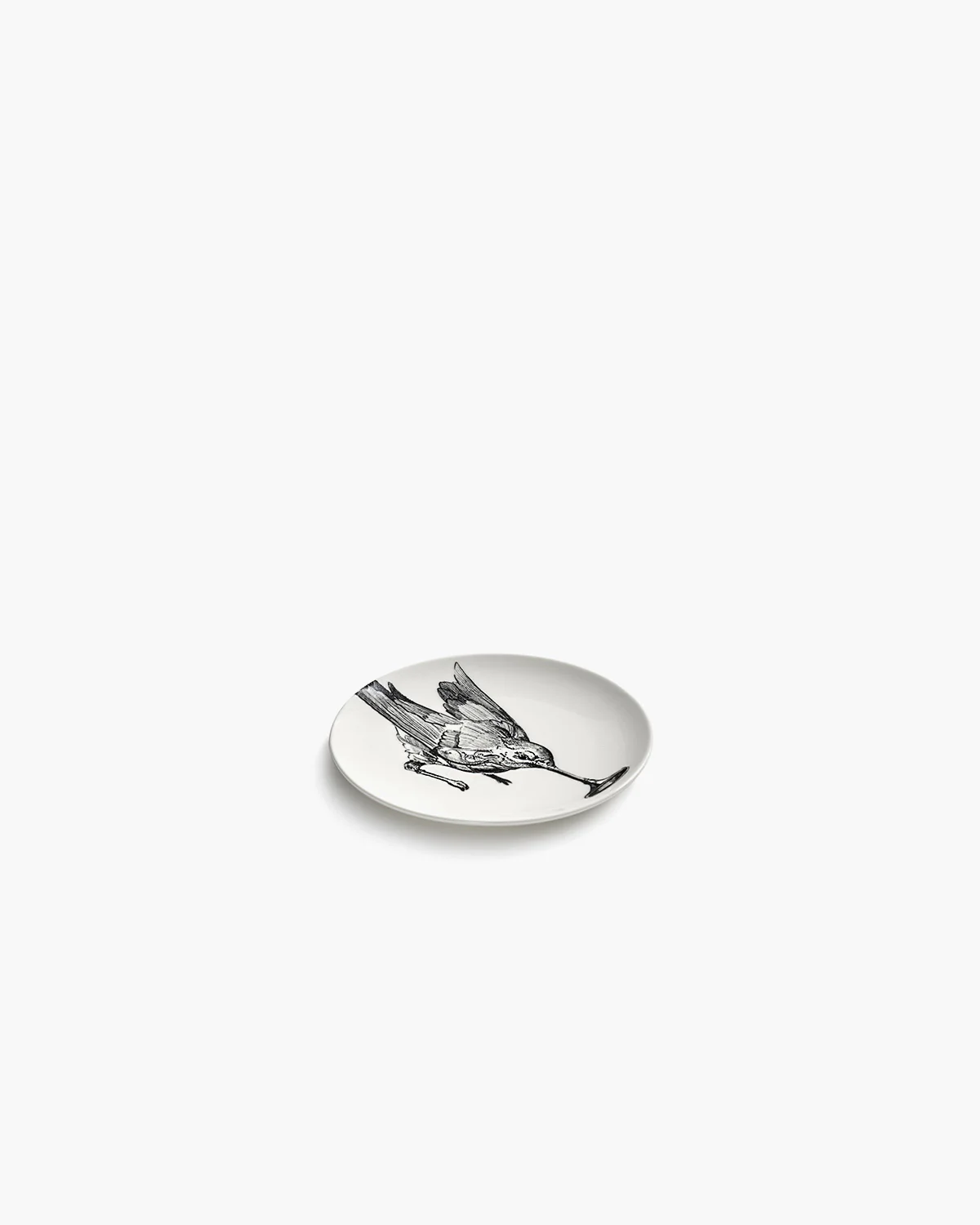 Bread plate hummingbird white - black Unity - Image 3