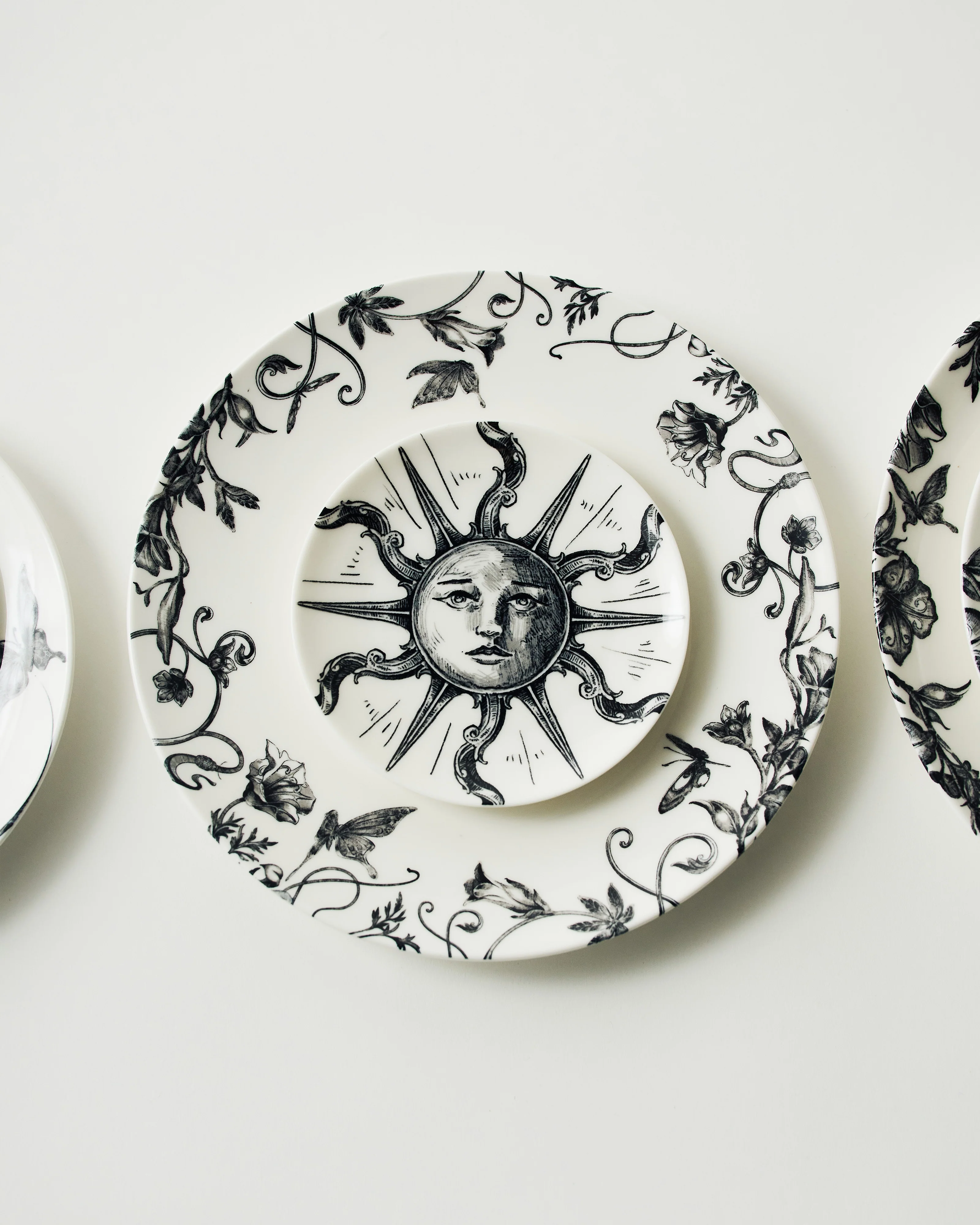Bread plate sun white - black Unity - Image 2