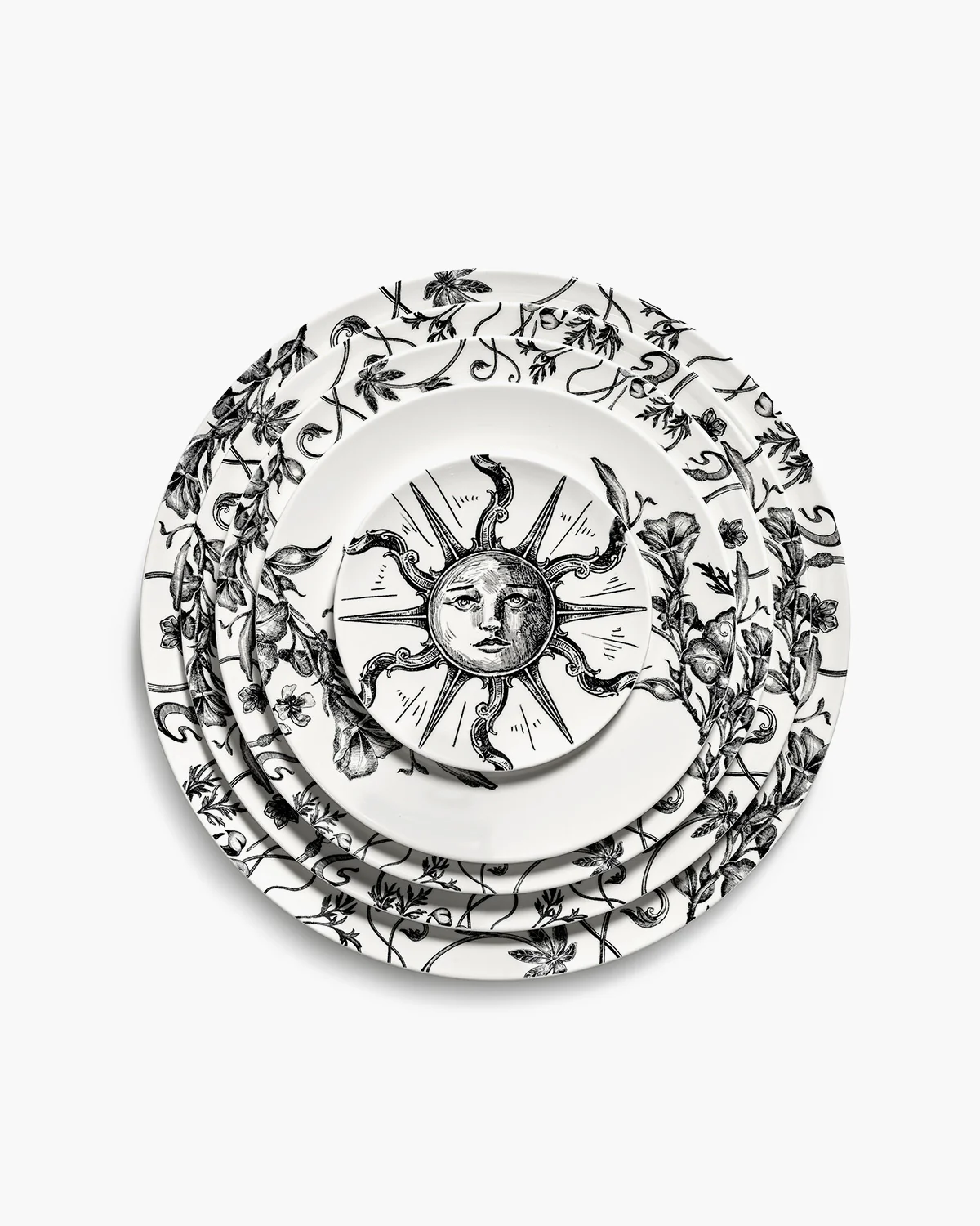 Bread plate sun white - black Unity - Image 6