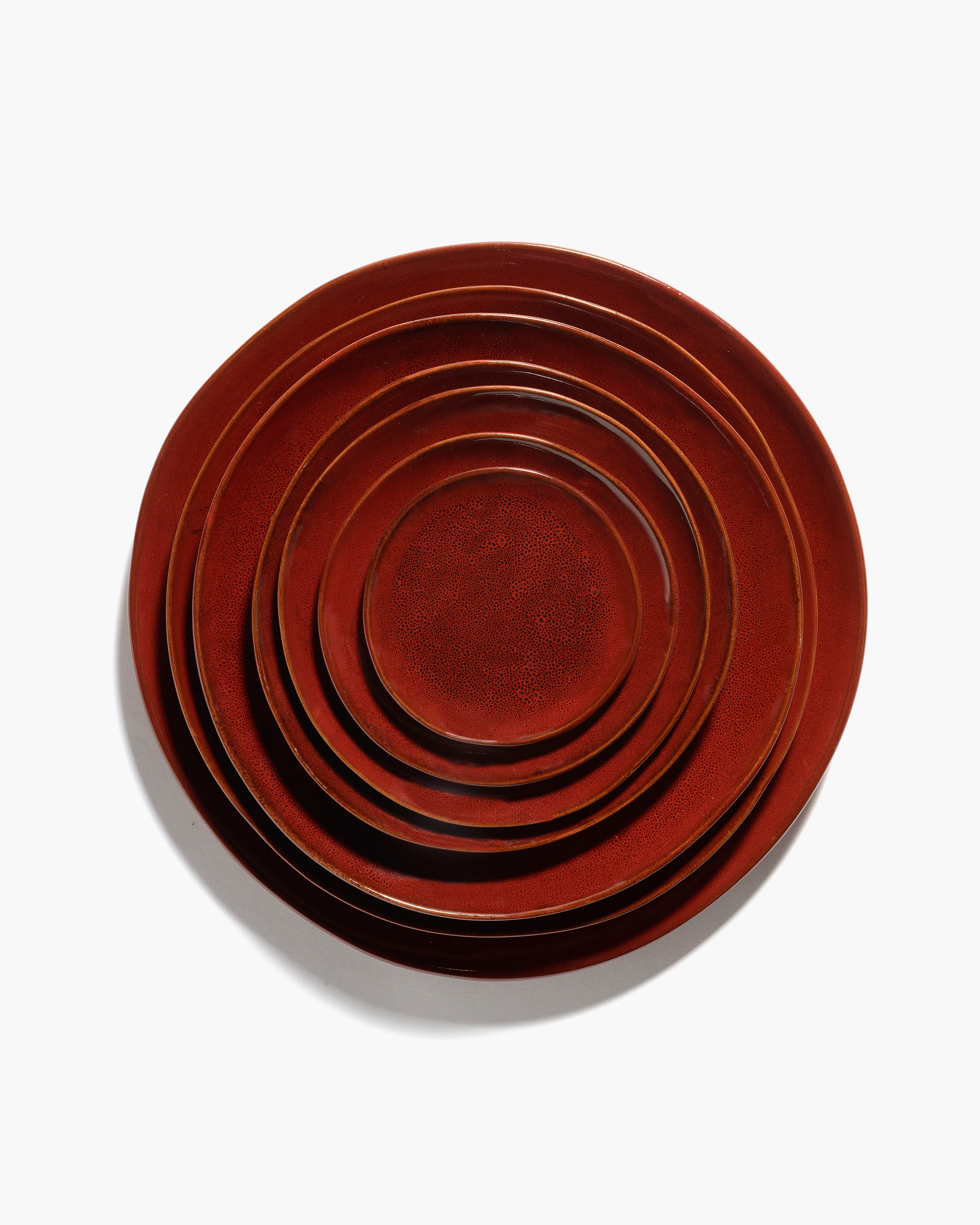 Bread plate venetian red La Mère - Image 4