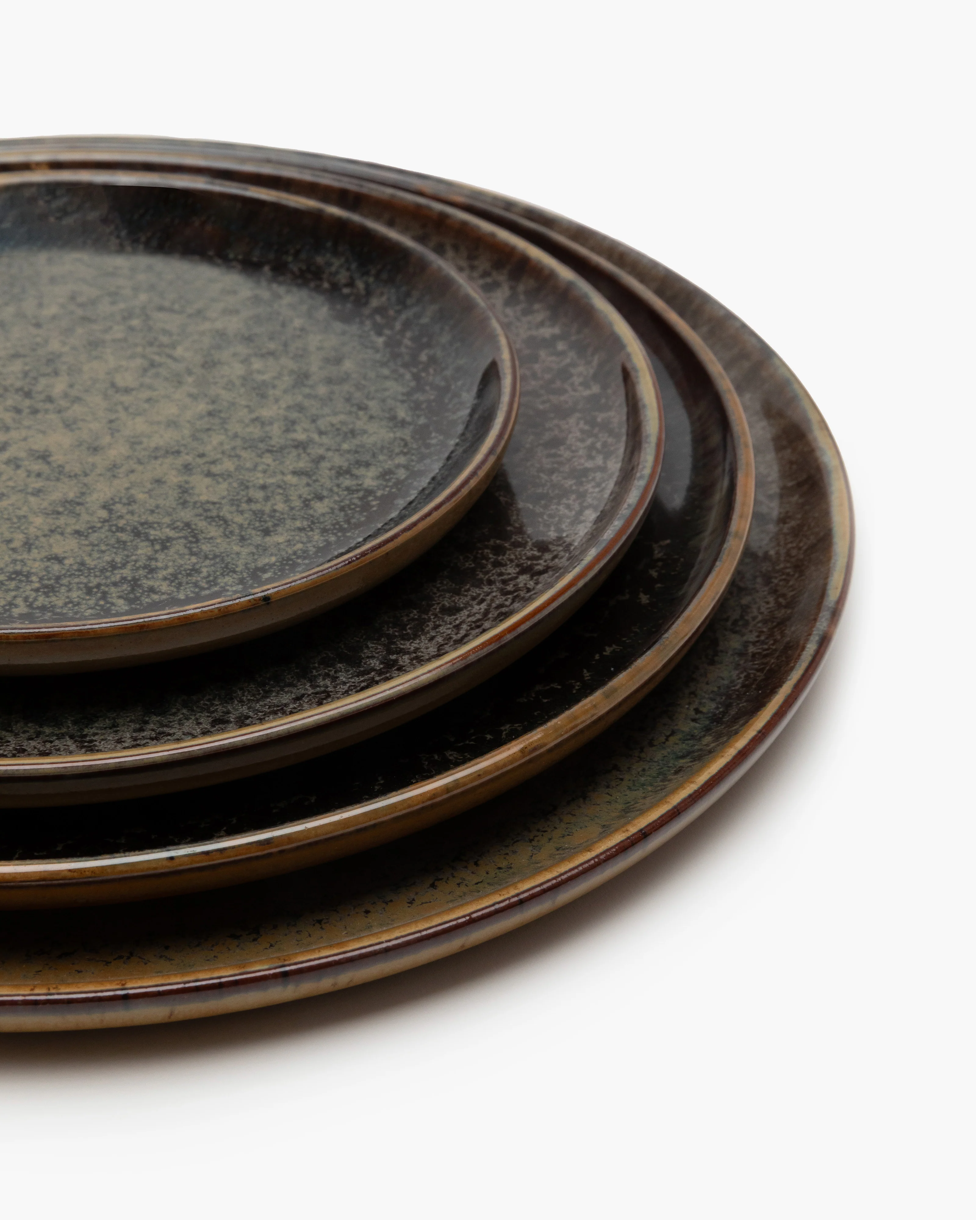 Dessert plate indi gray Surface - Image 6