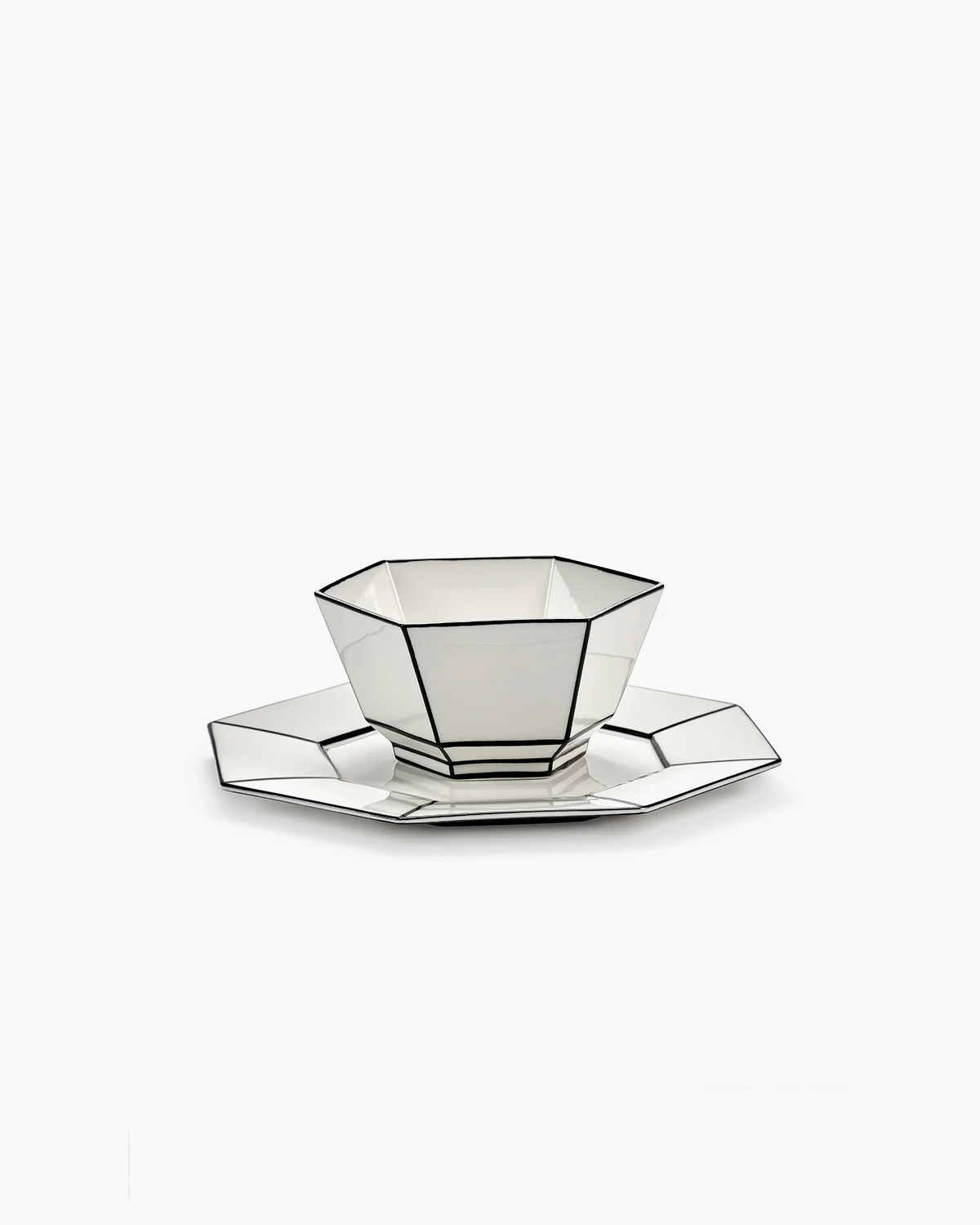 Breakfast bowl white - black Carte Blanche - Image 4