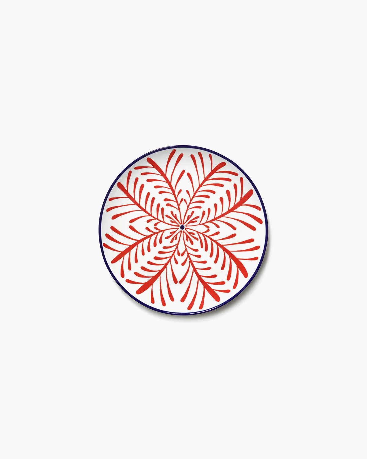 Breakfast plate ass/4 red - blue Bazaar - Image 7