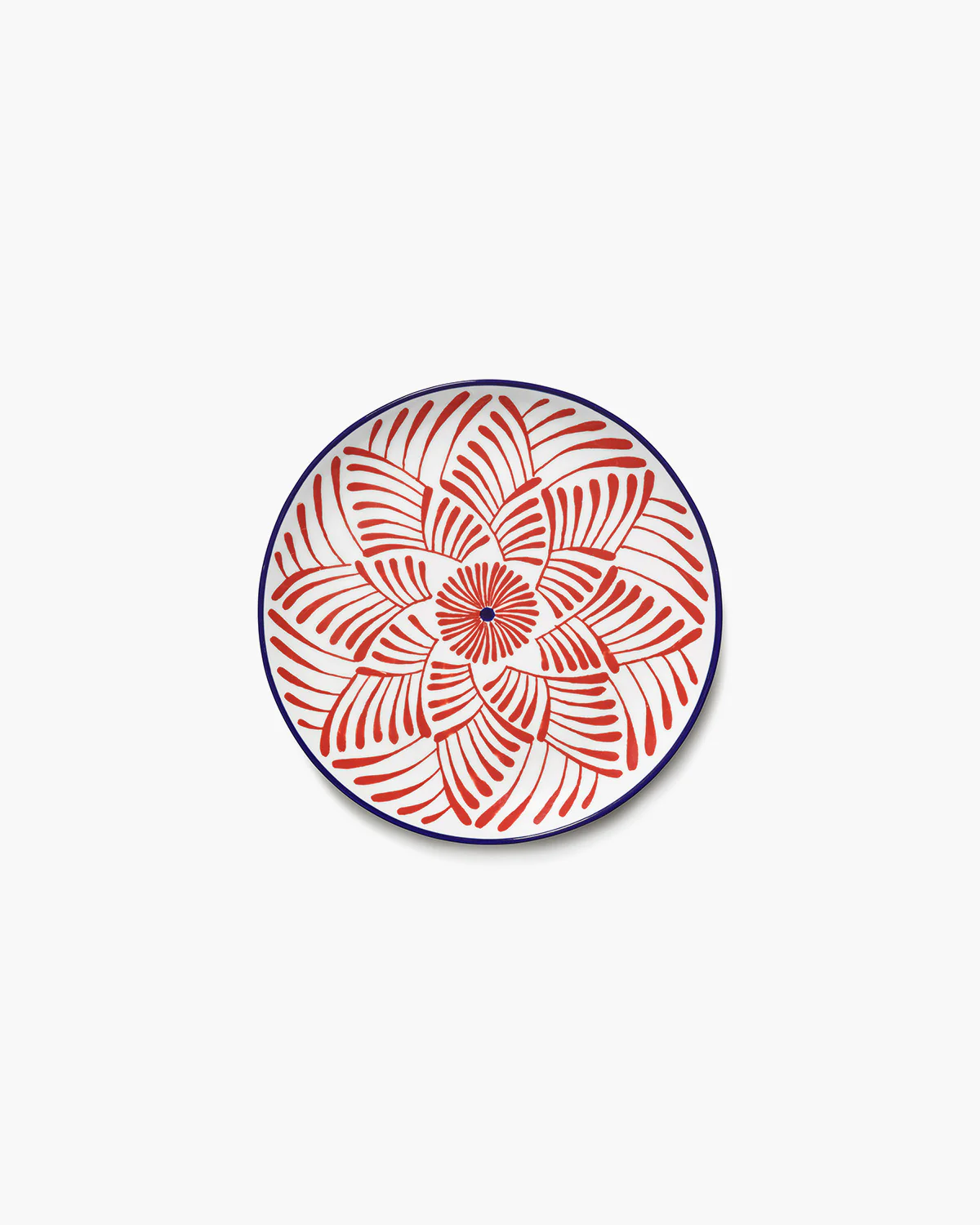 Breakfast plate ass/4 red - blue Bazaar - Image 8