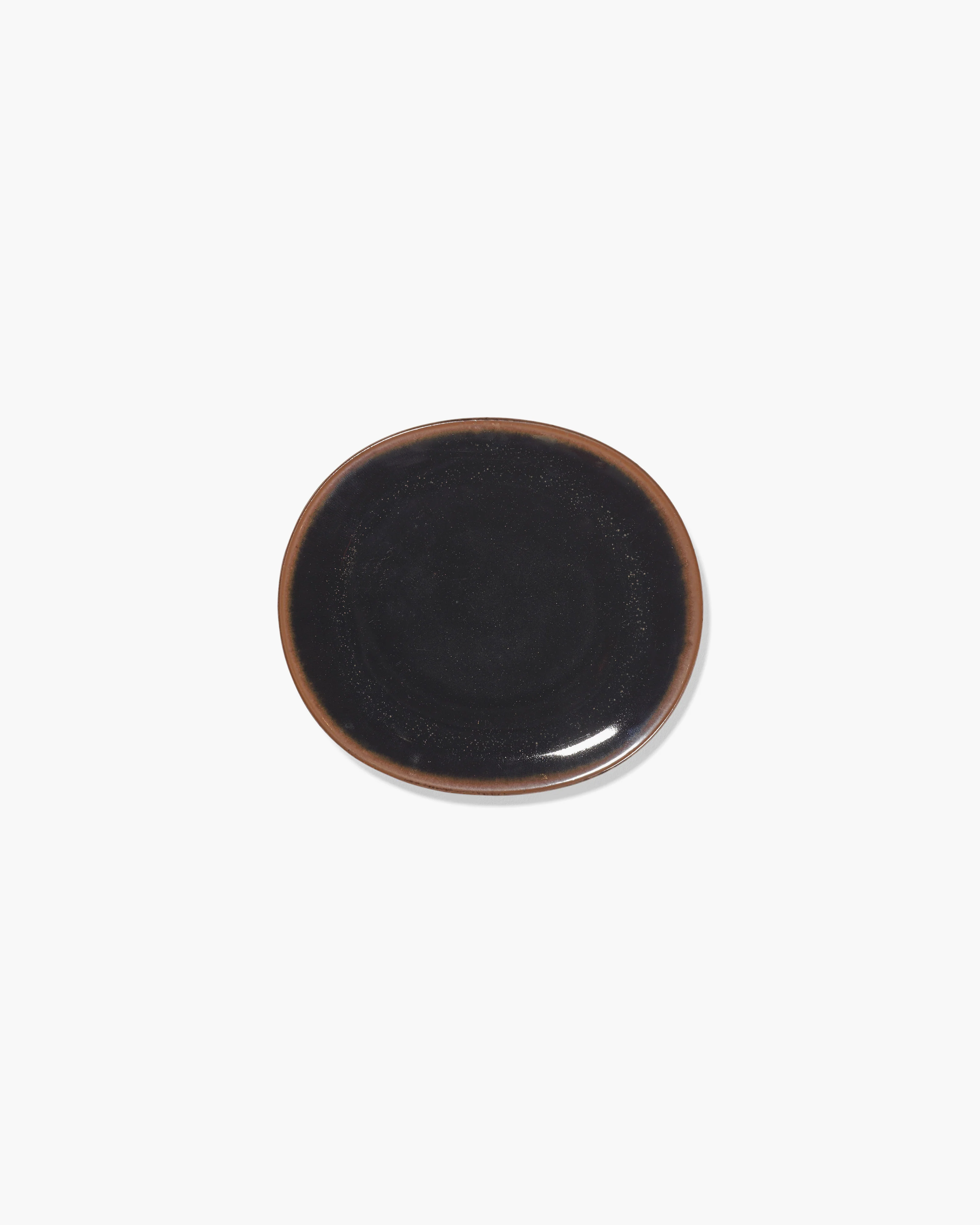 Breakfast plate dark brown Out of lines - Image 3