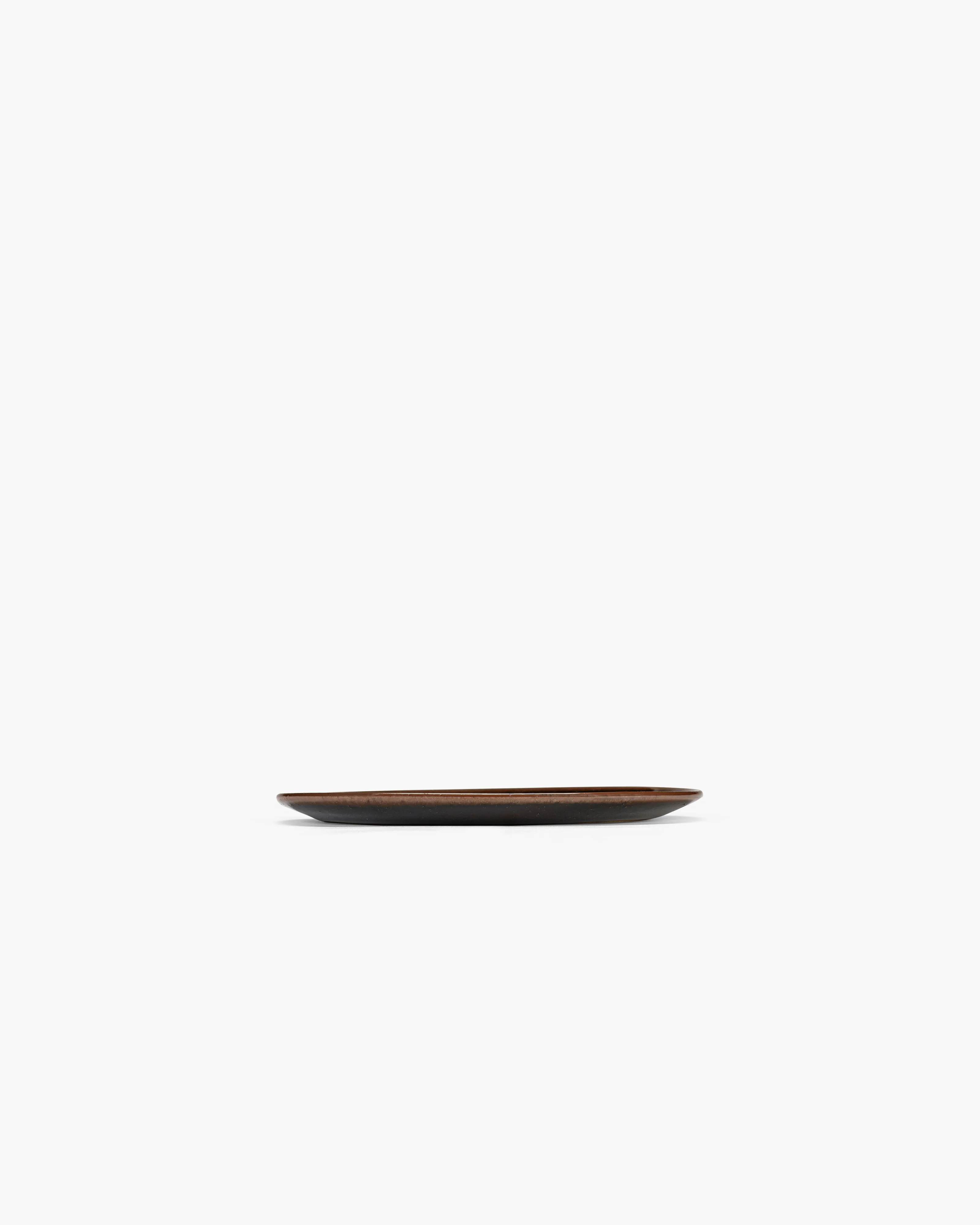 Breakfast plate dark brown Out of lines - Image 4
