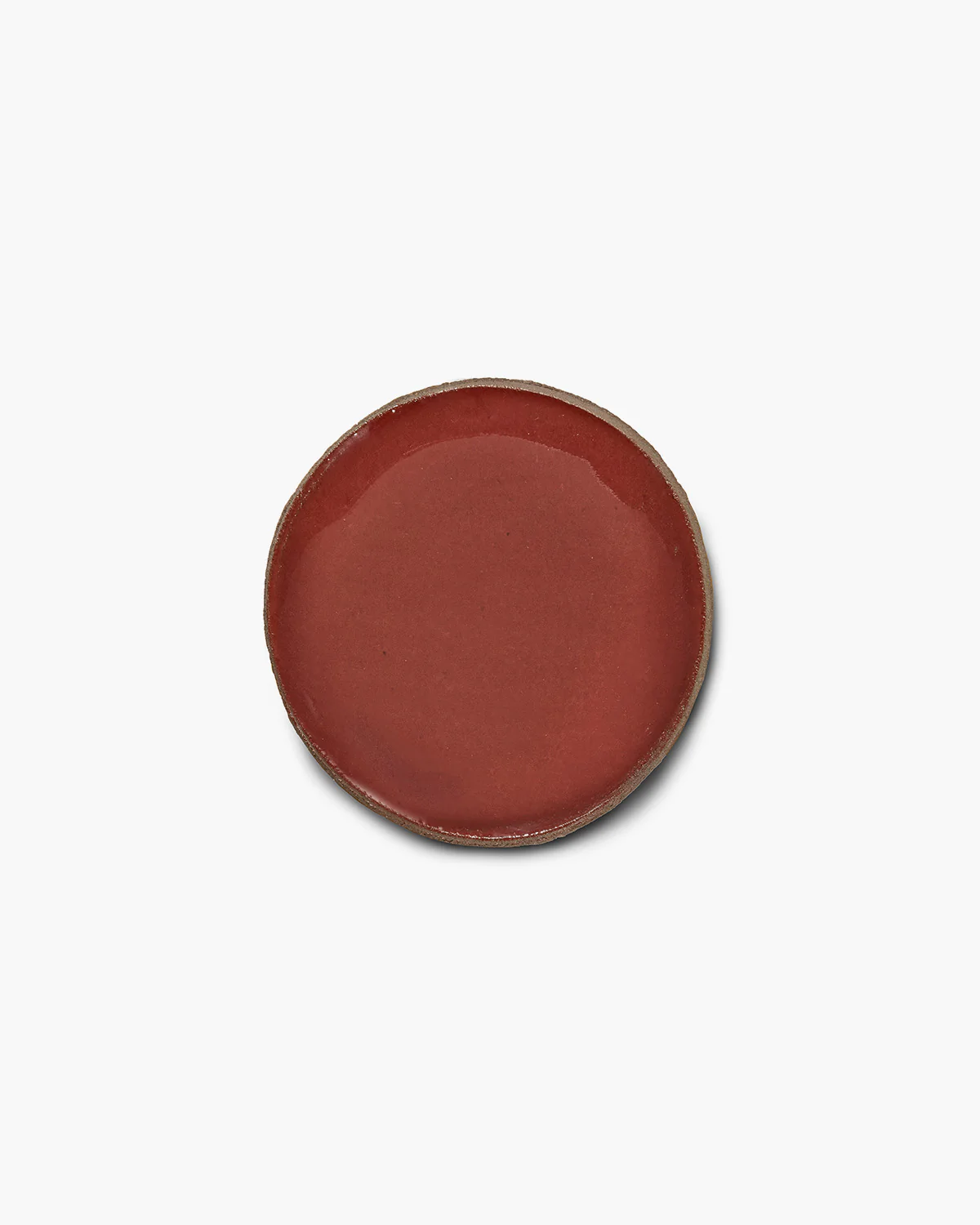 Breakfast plate vermillon red FCK - Image 3