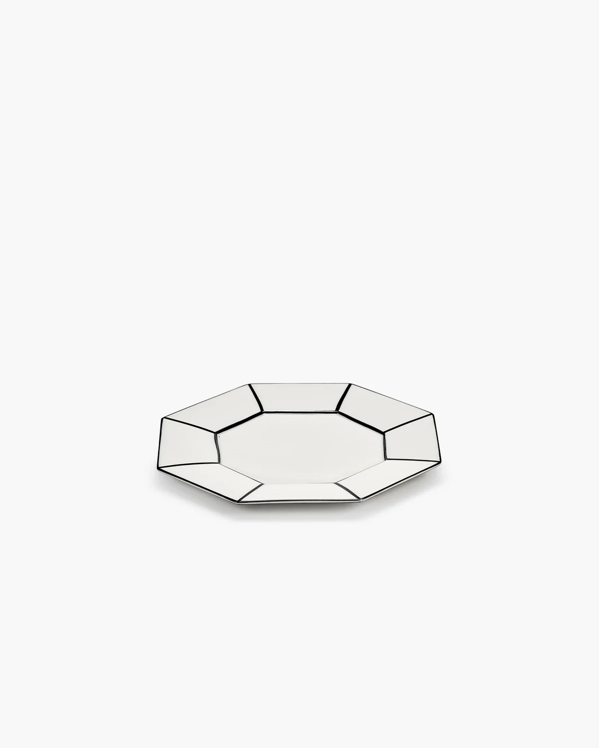 Breakfast plate white - black Carte Blanche - Image 5