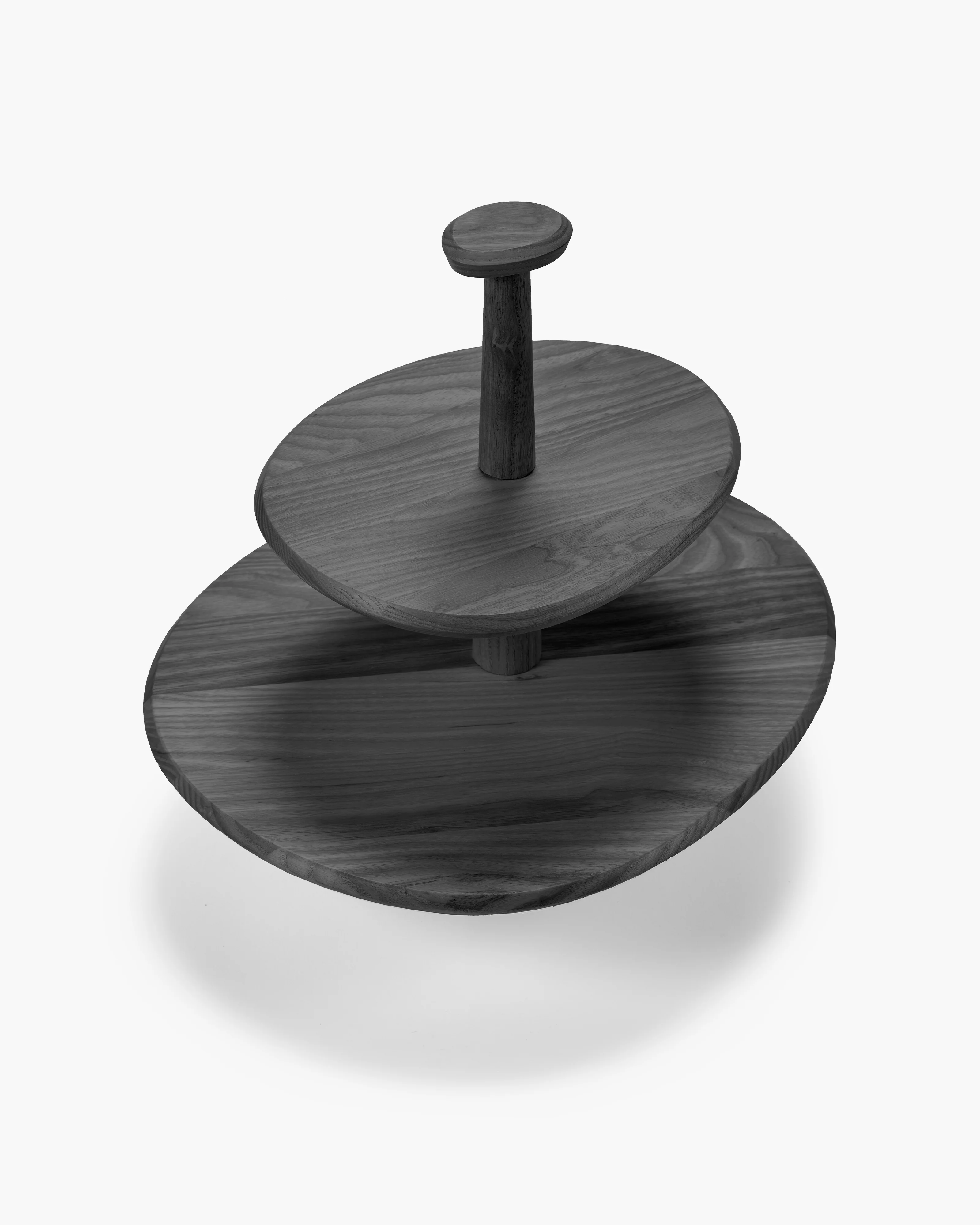 Cake stand 01 two tier black Dune - Image 2