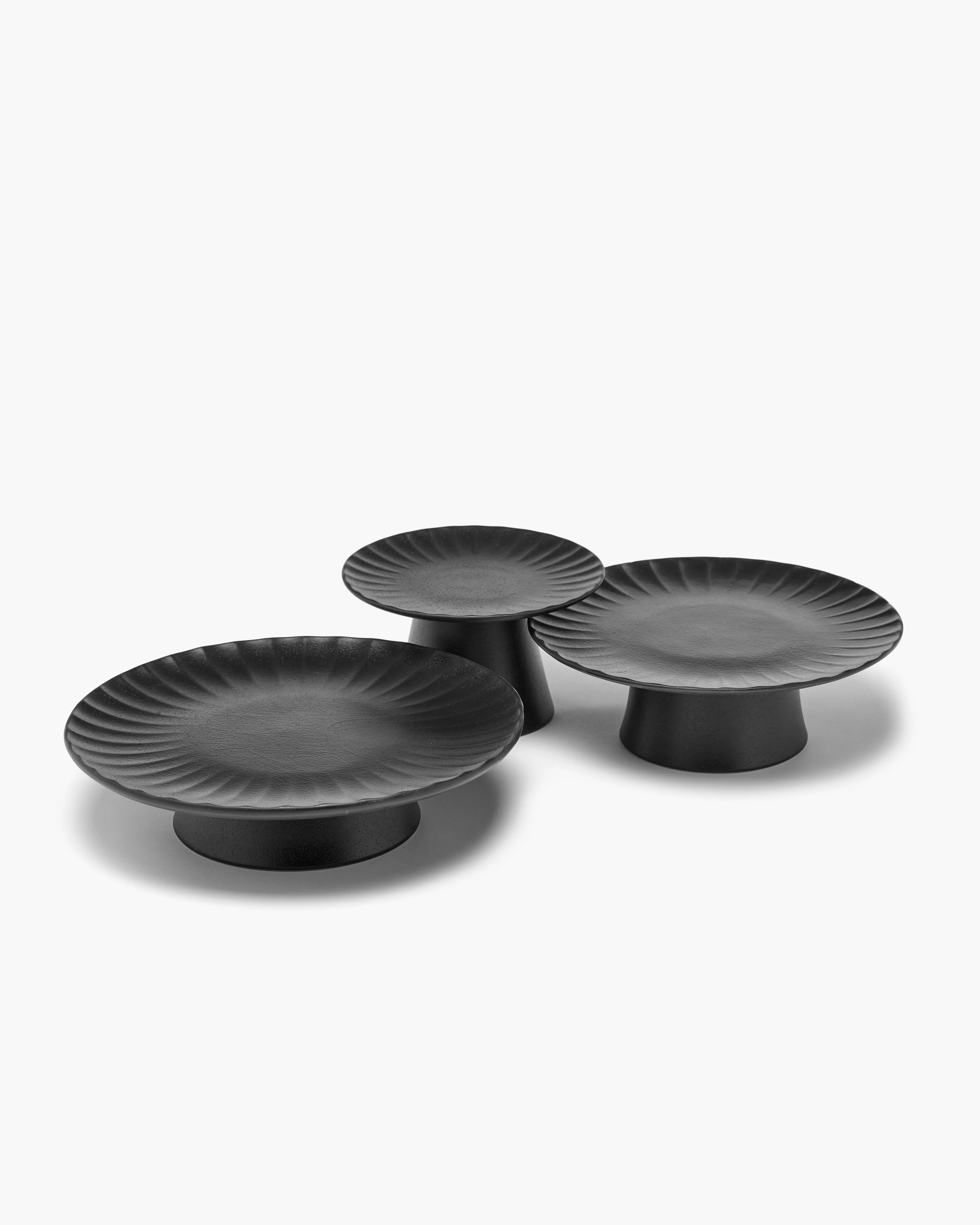 Cake stand L black Inku - Image 4